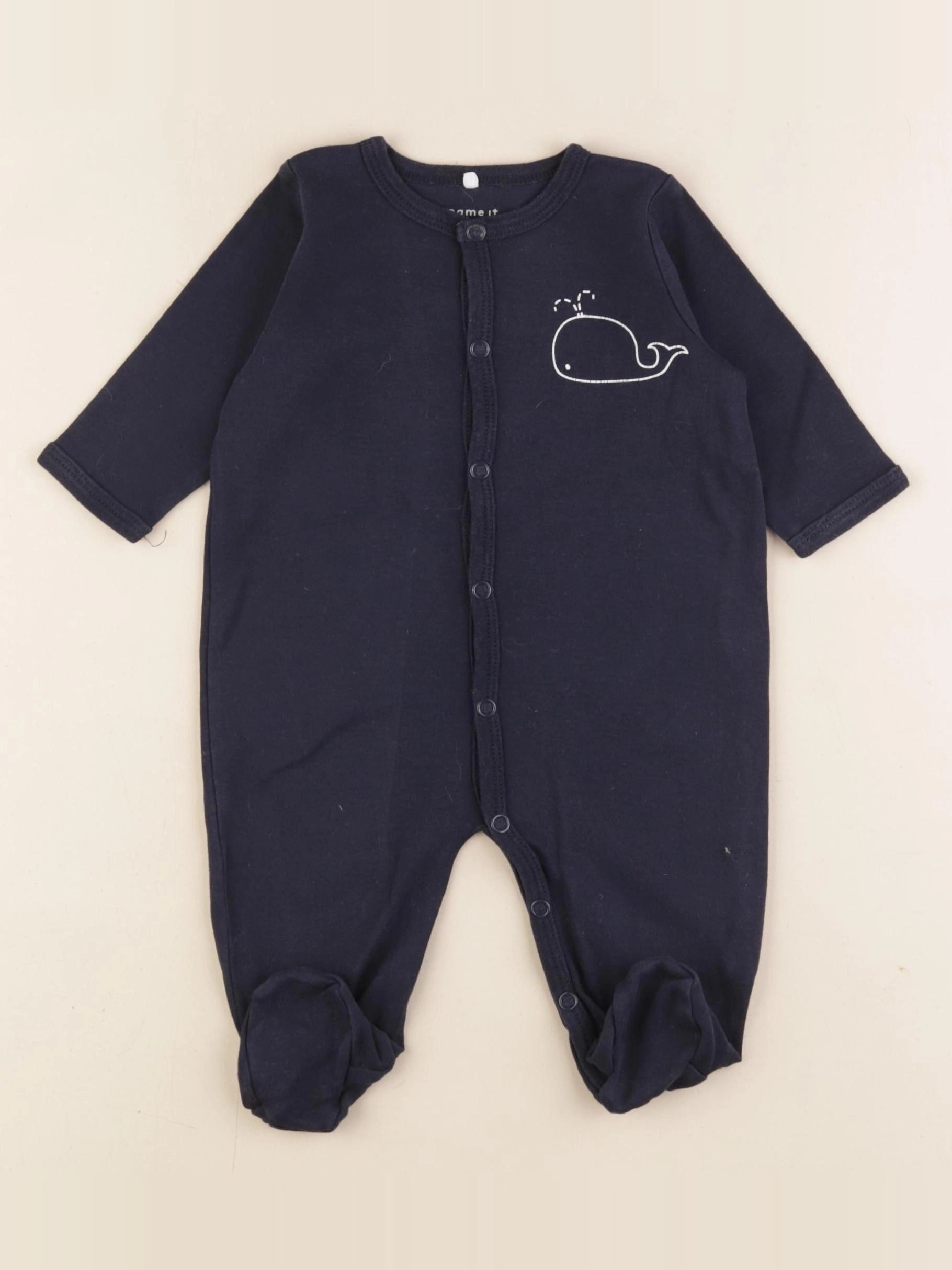 Name it - pyjama coton bleu - 2/4 mois