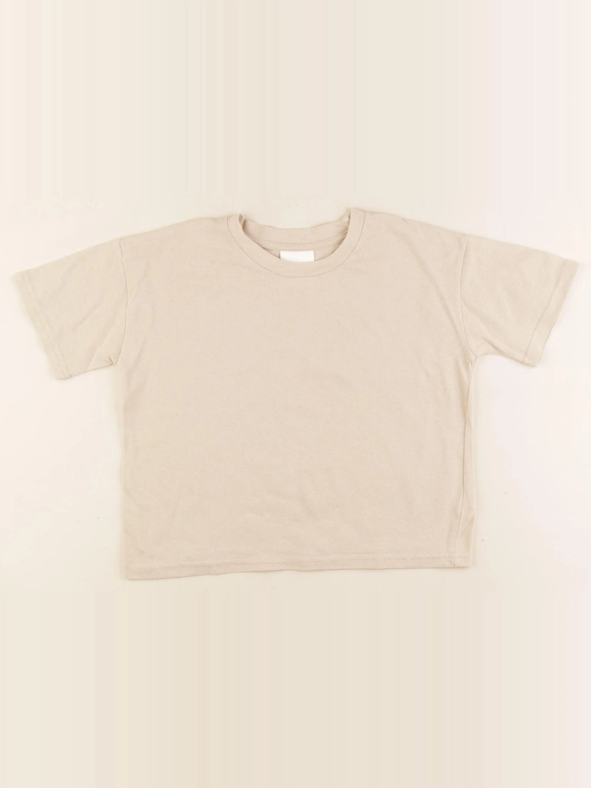 Gamin gamine - tee-shirt beige - 3 ans