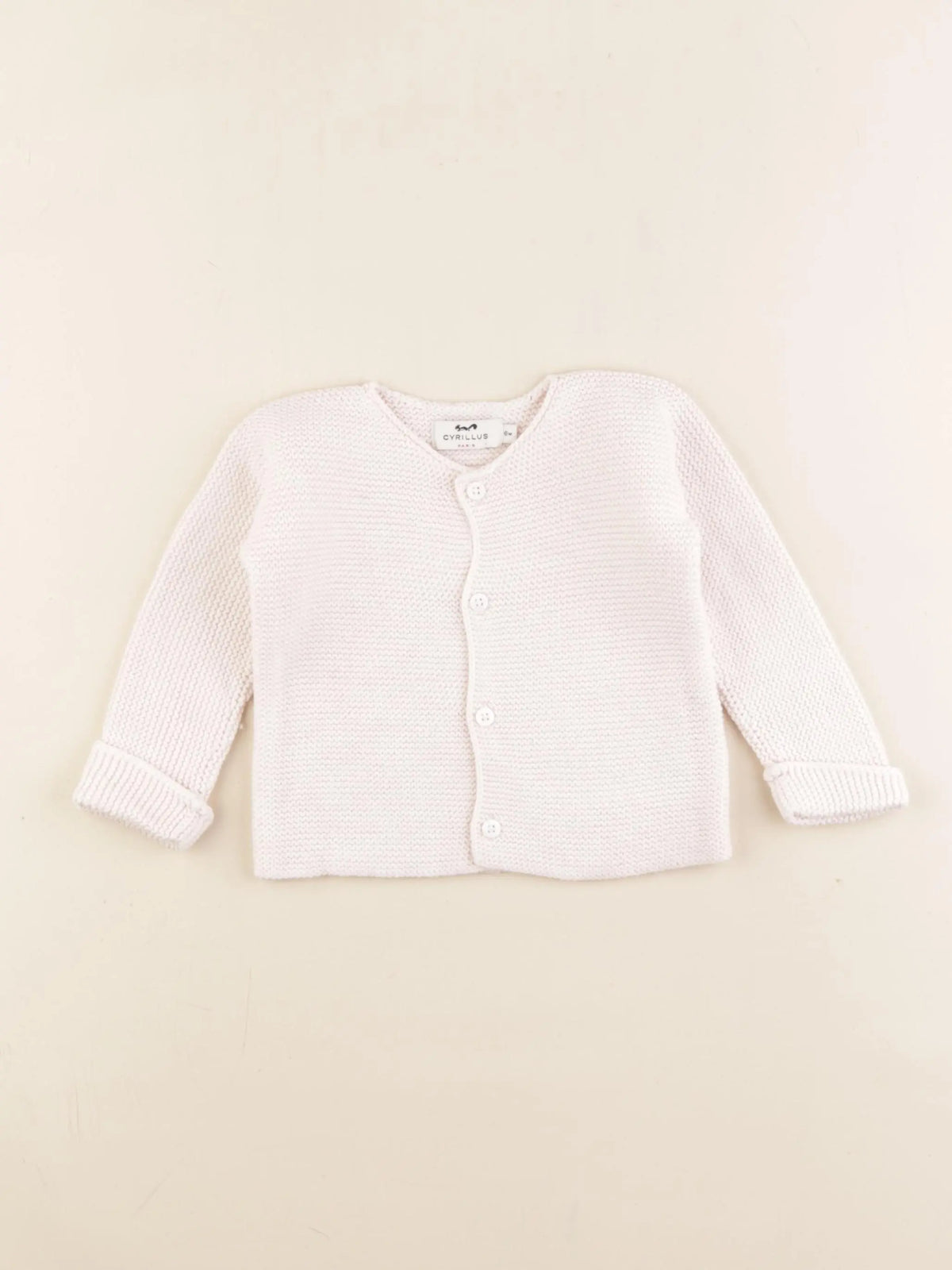 Cyrillus - gilet rose - 6 mois