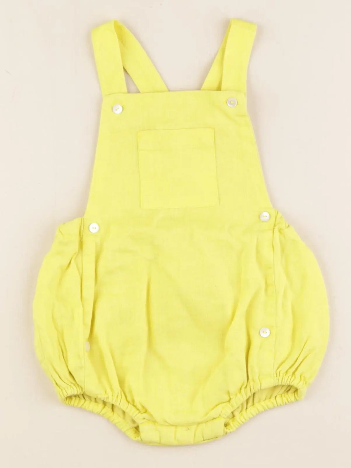 Jacadi - salopette jaune - 6 mois