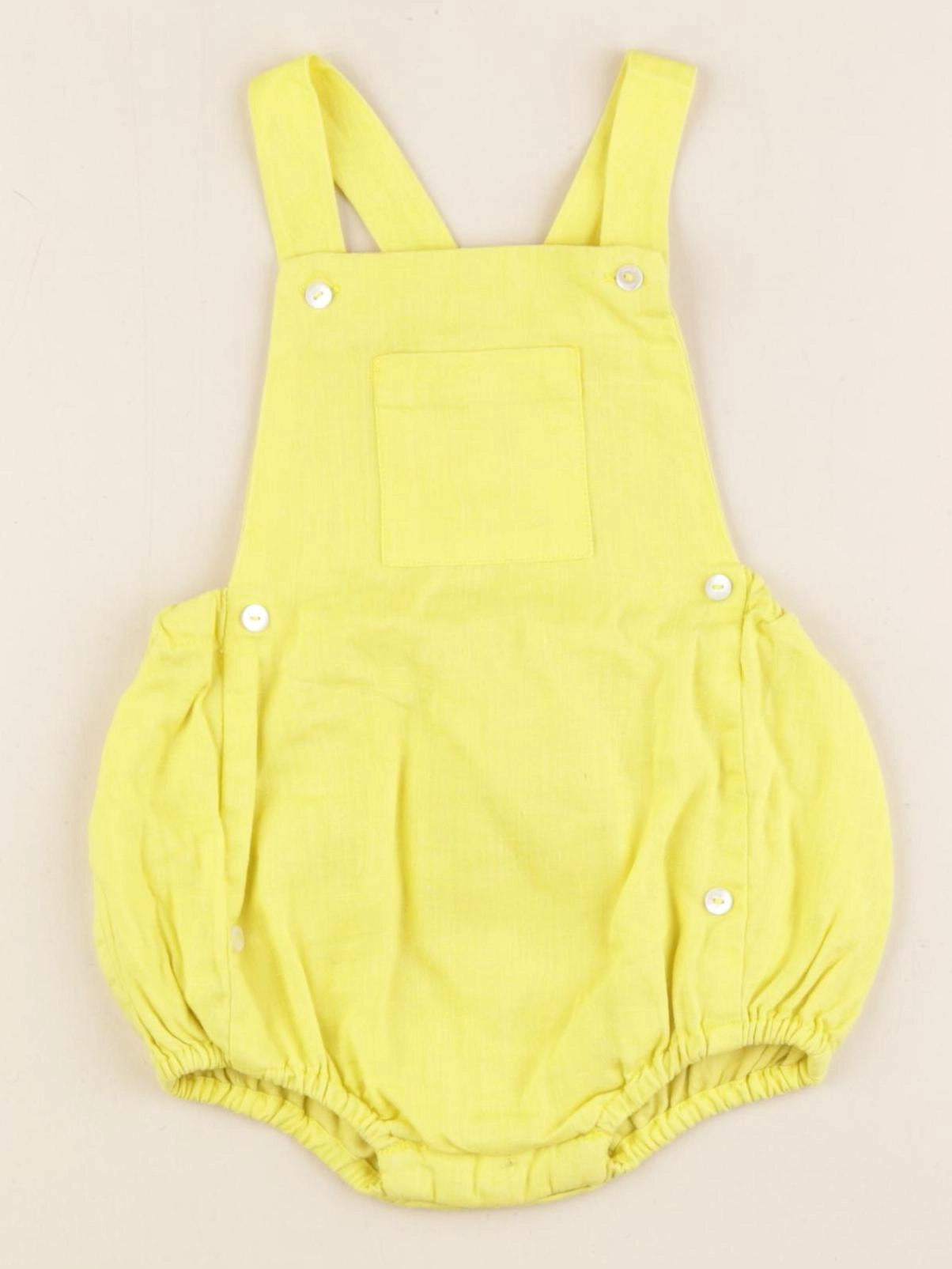 Jacadi - salopette jaune - 6 mois