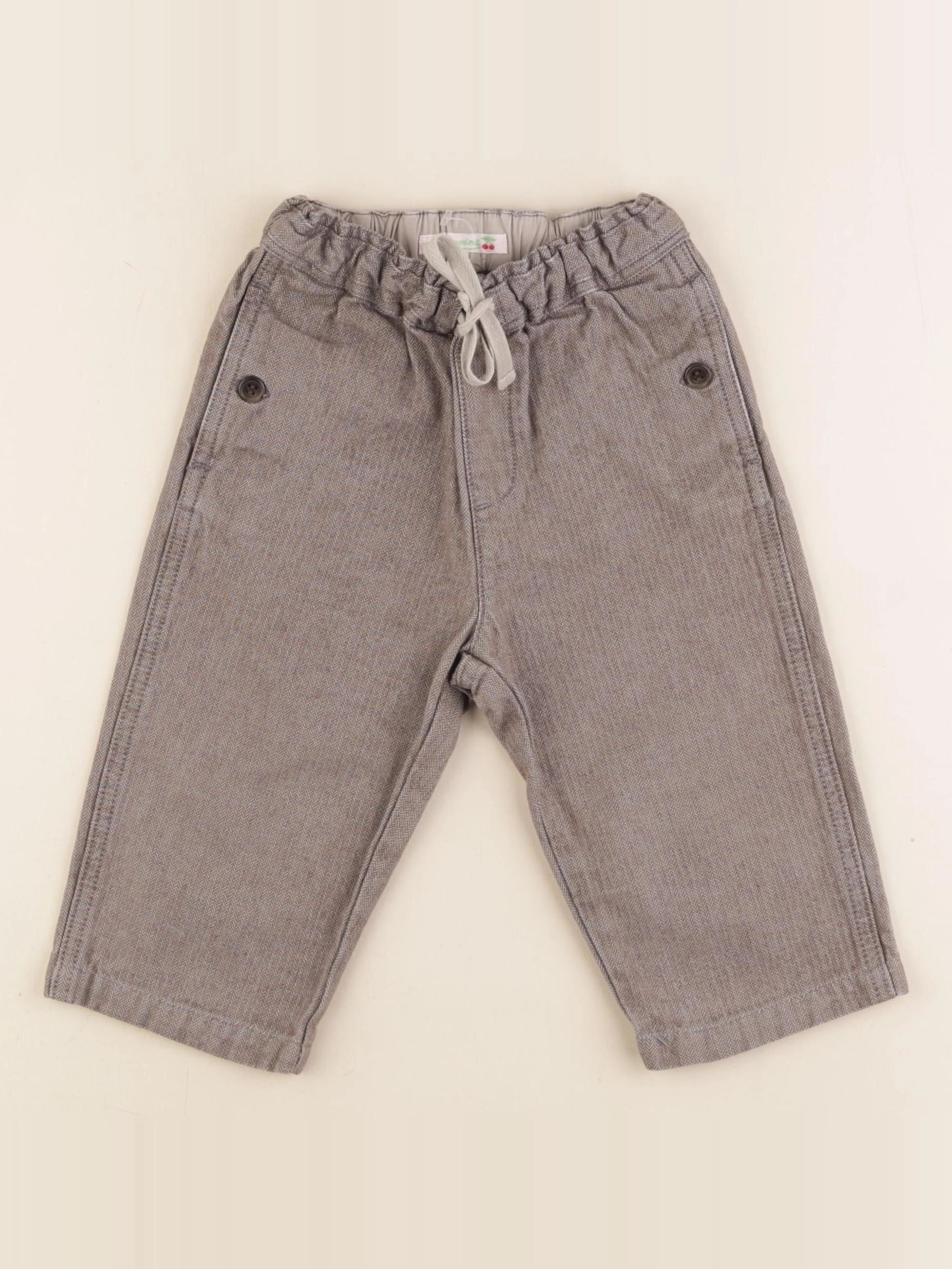 Bonpoint - pantalon marron - 12 mois