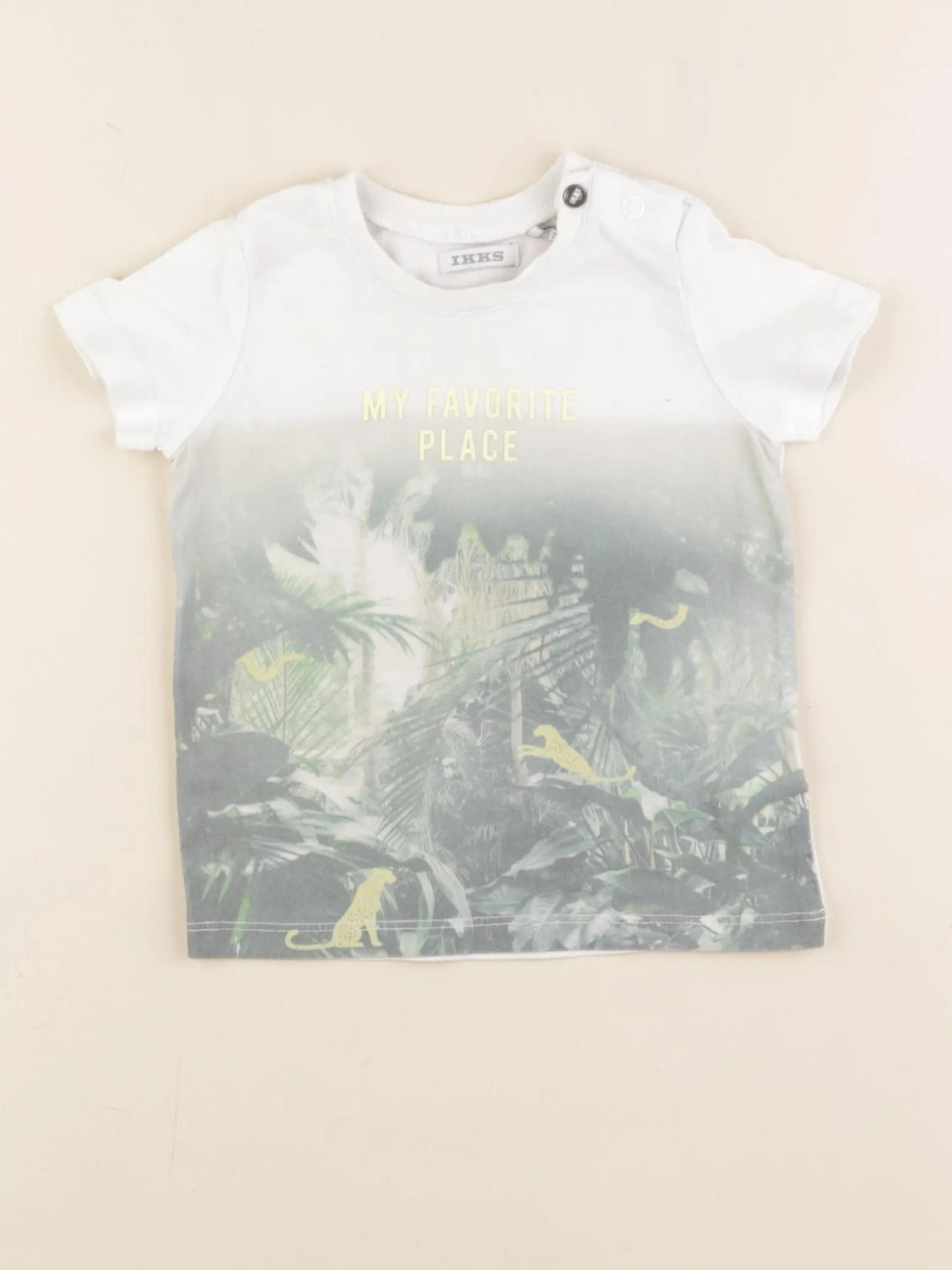 IKKS - tee-shirt multicolore - 12 mois