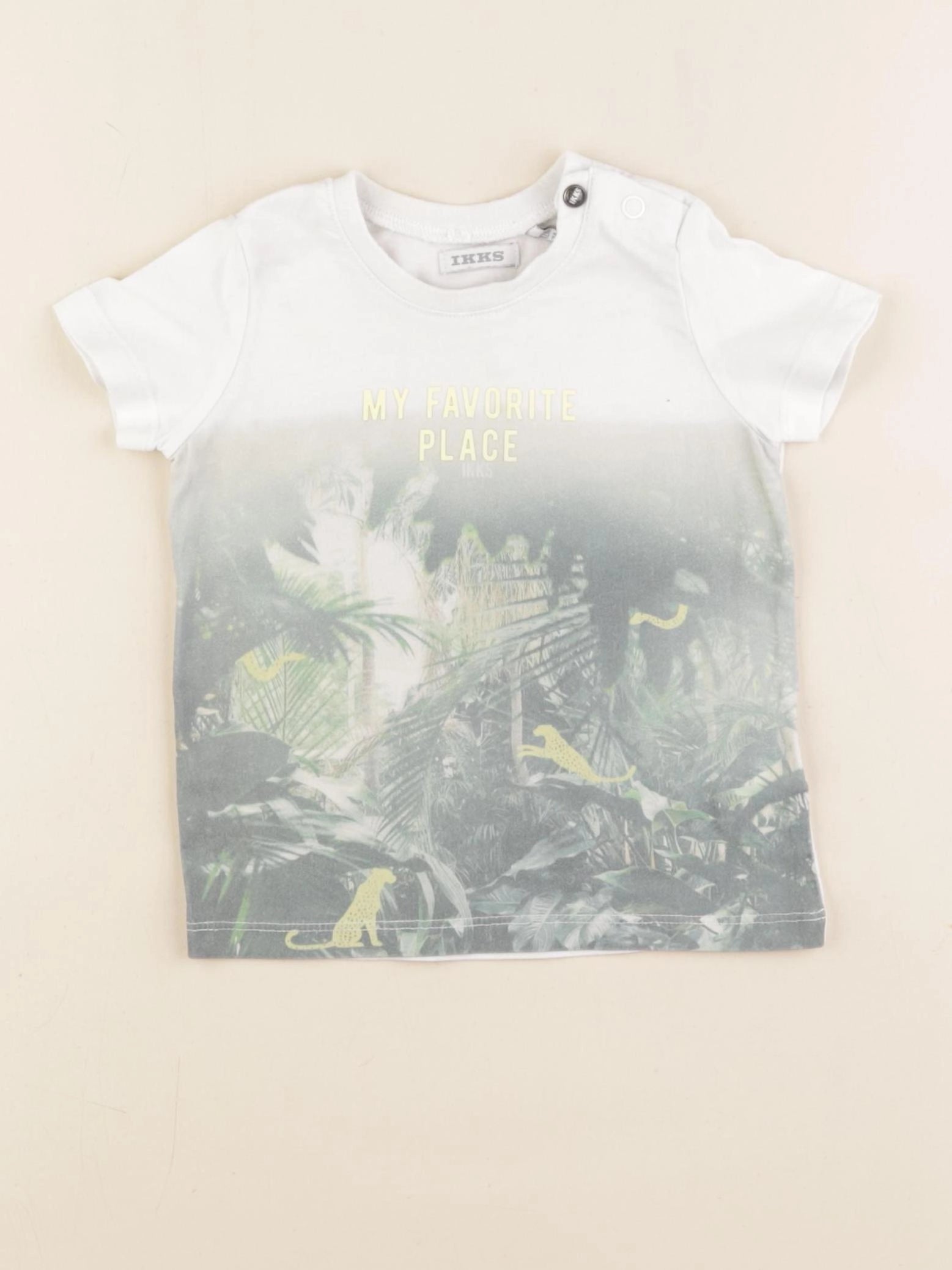 IKKS - tee-shirt multicolore - 12 mois