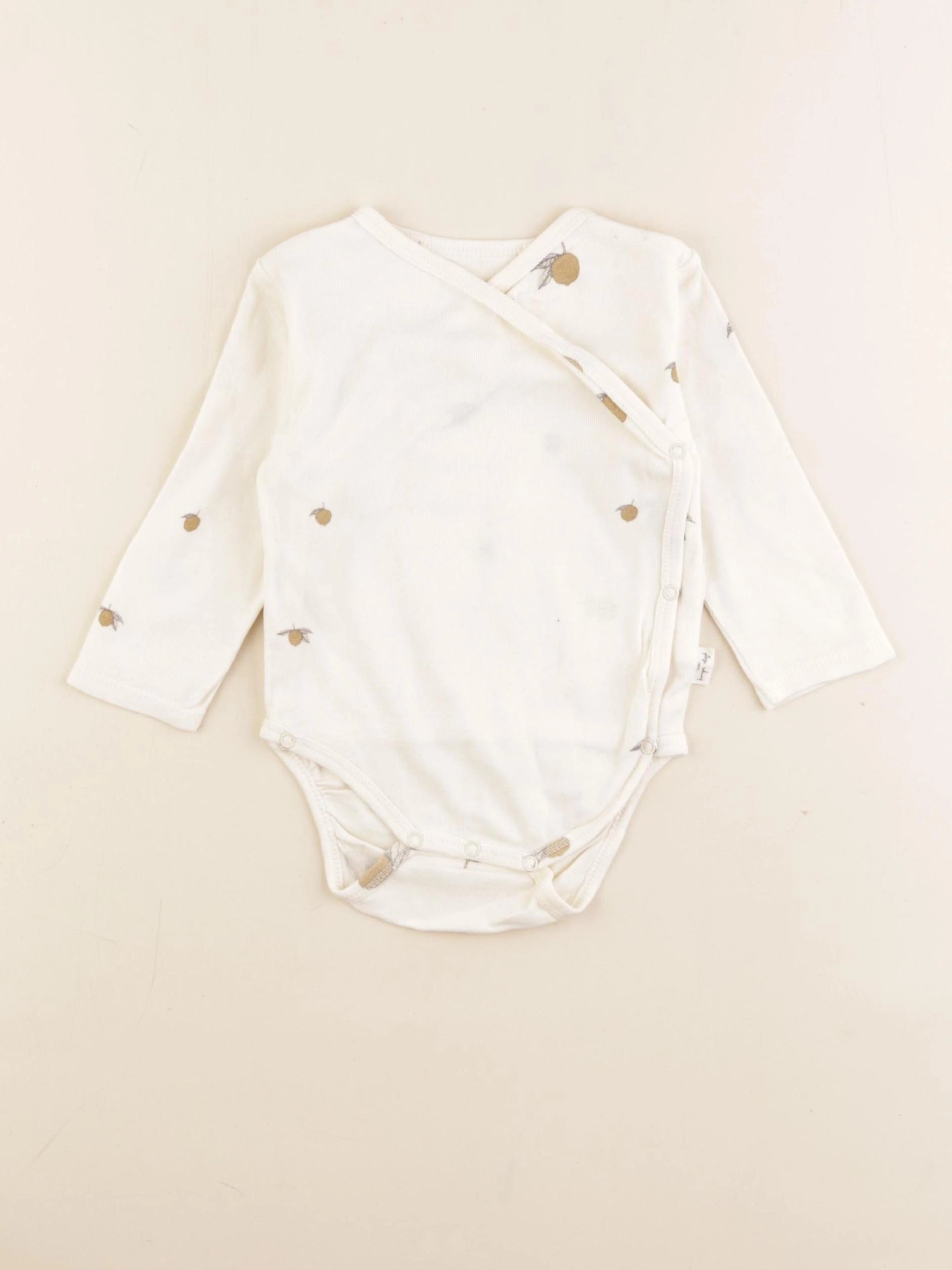 Konges slojd - body blanc - 6 mois