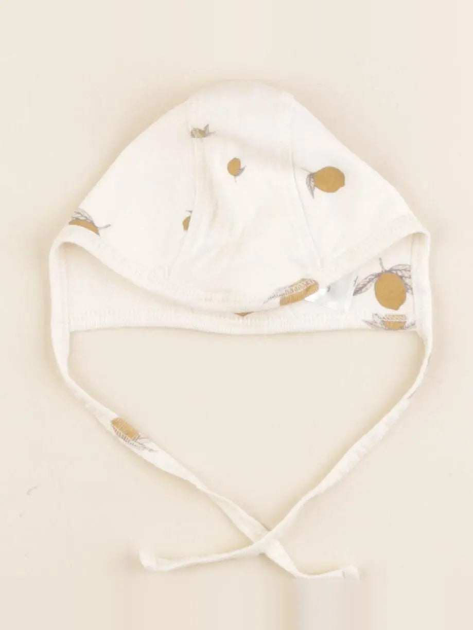 Konges slojd - bonnet blanc - 1 mois