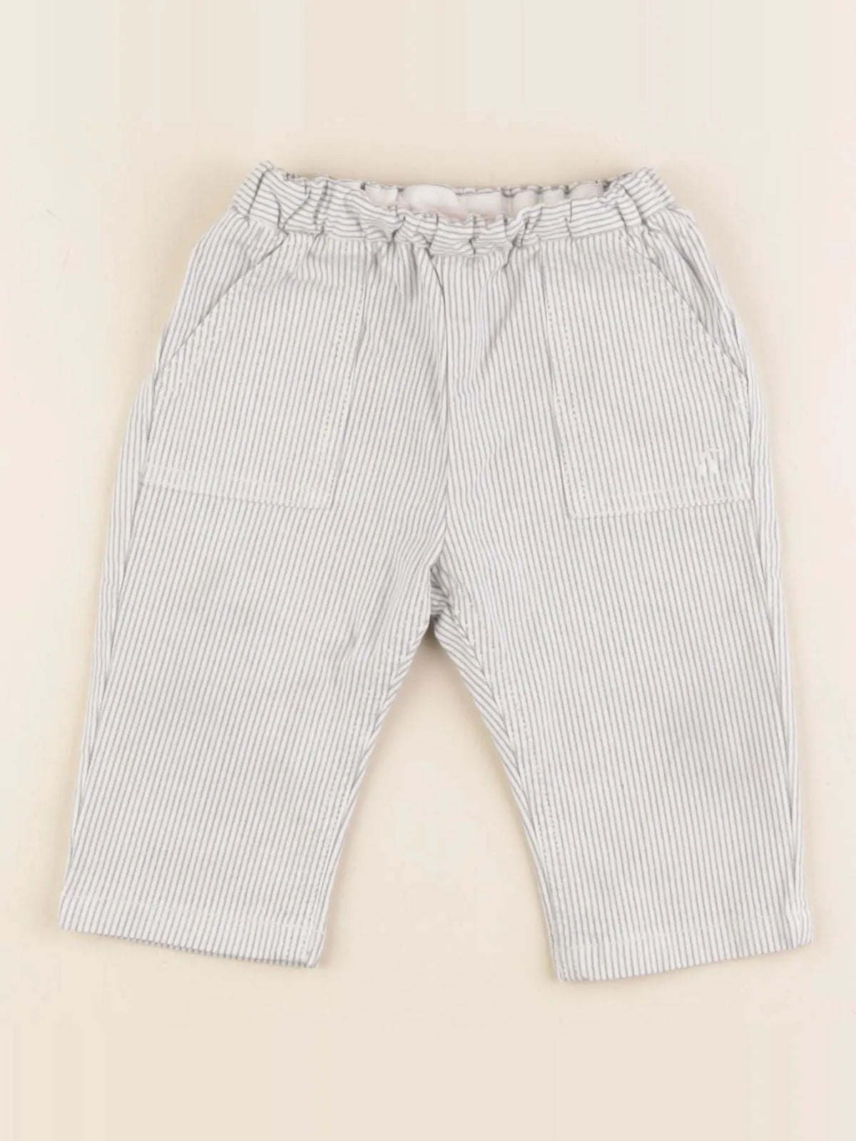 Bonpoint - pantalon bleu - 6 mois