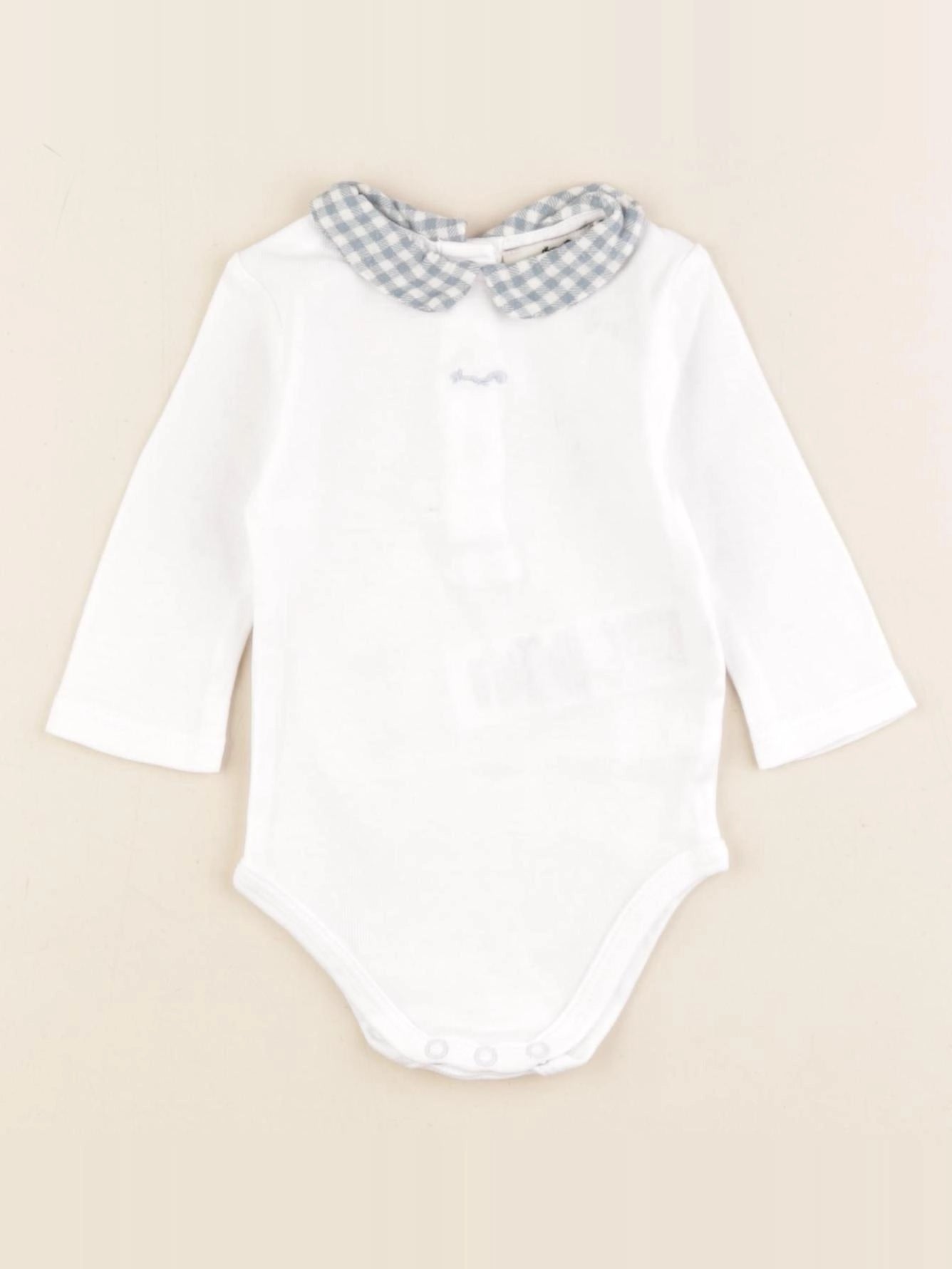 Cyrillus - body à col blanc - 3 mois