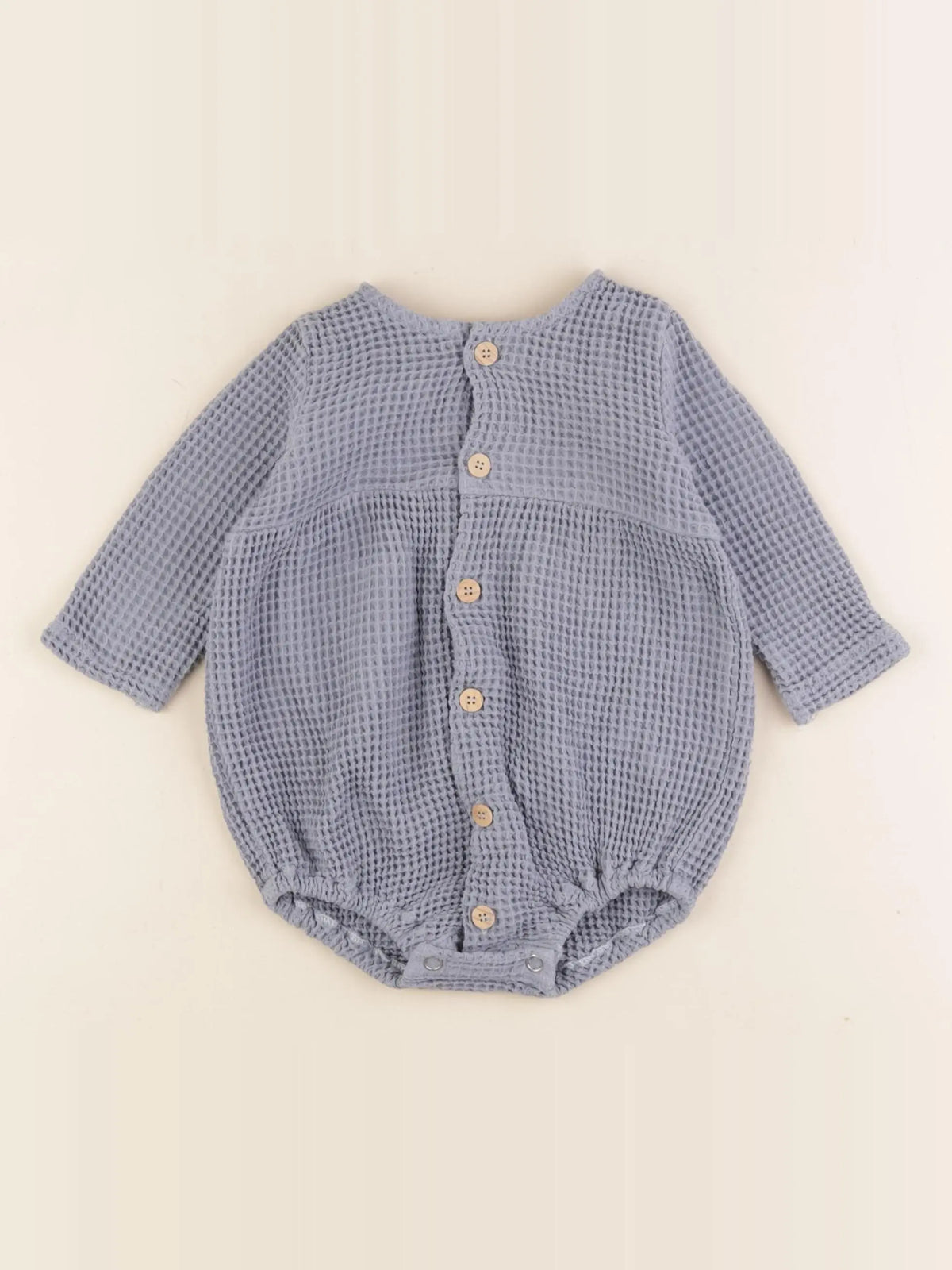 Frangin Frangine - combinaison bleu - 6/9 mois