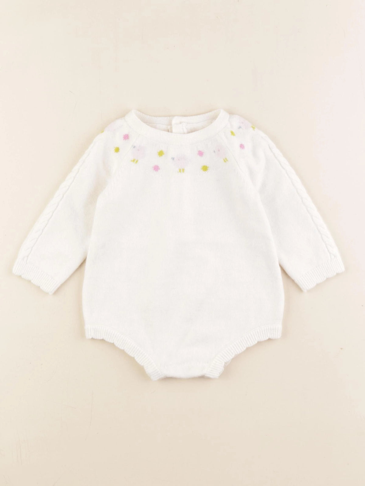 Jacadi - combinaison beige - 6 mois