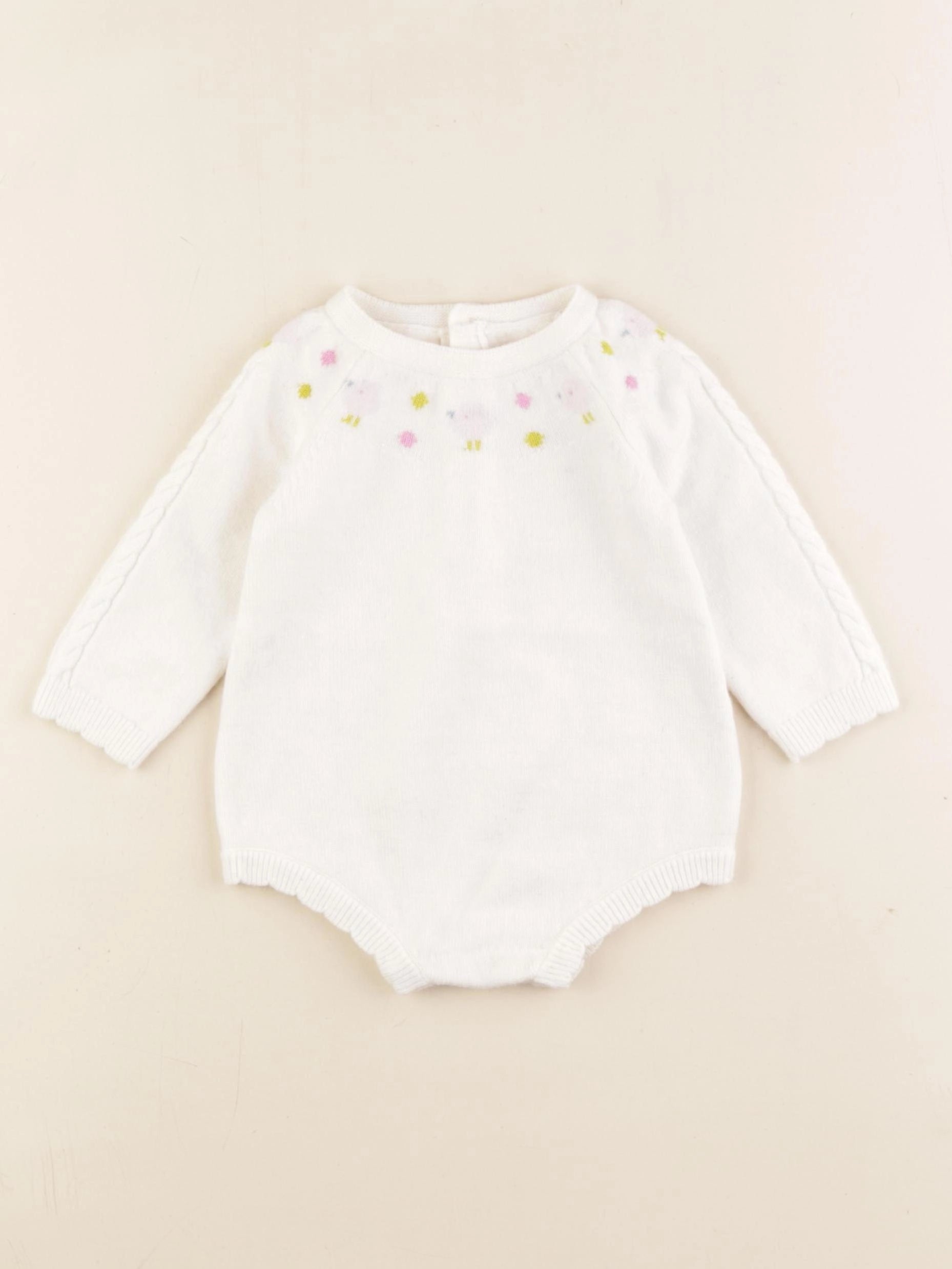 Jacadi - combinaison beige - 6 mois