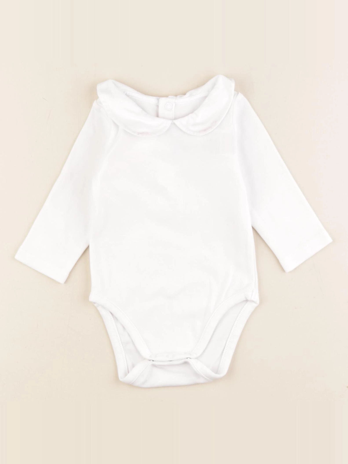 Jacadi - body à col blanc - 6 mois