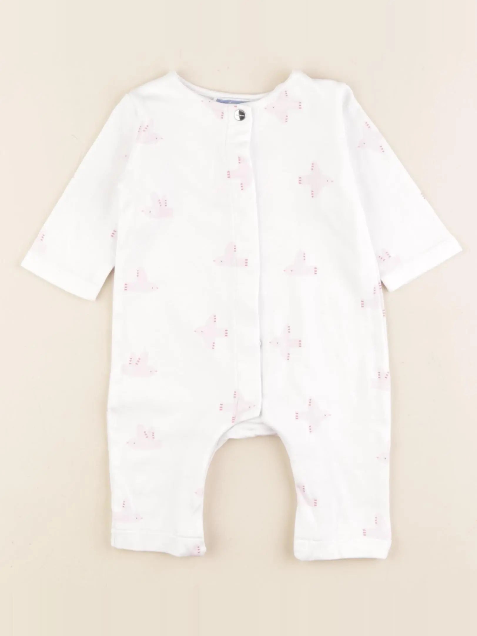 Jacadi - pyjama coton rose - 3 mois