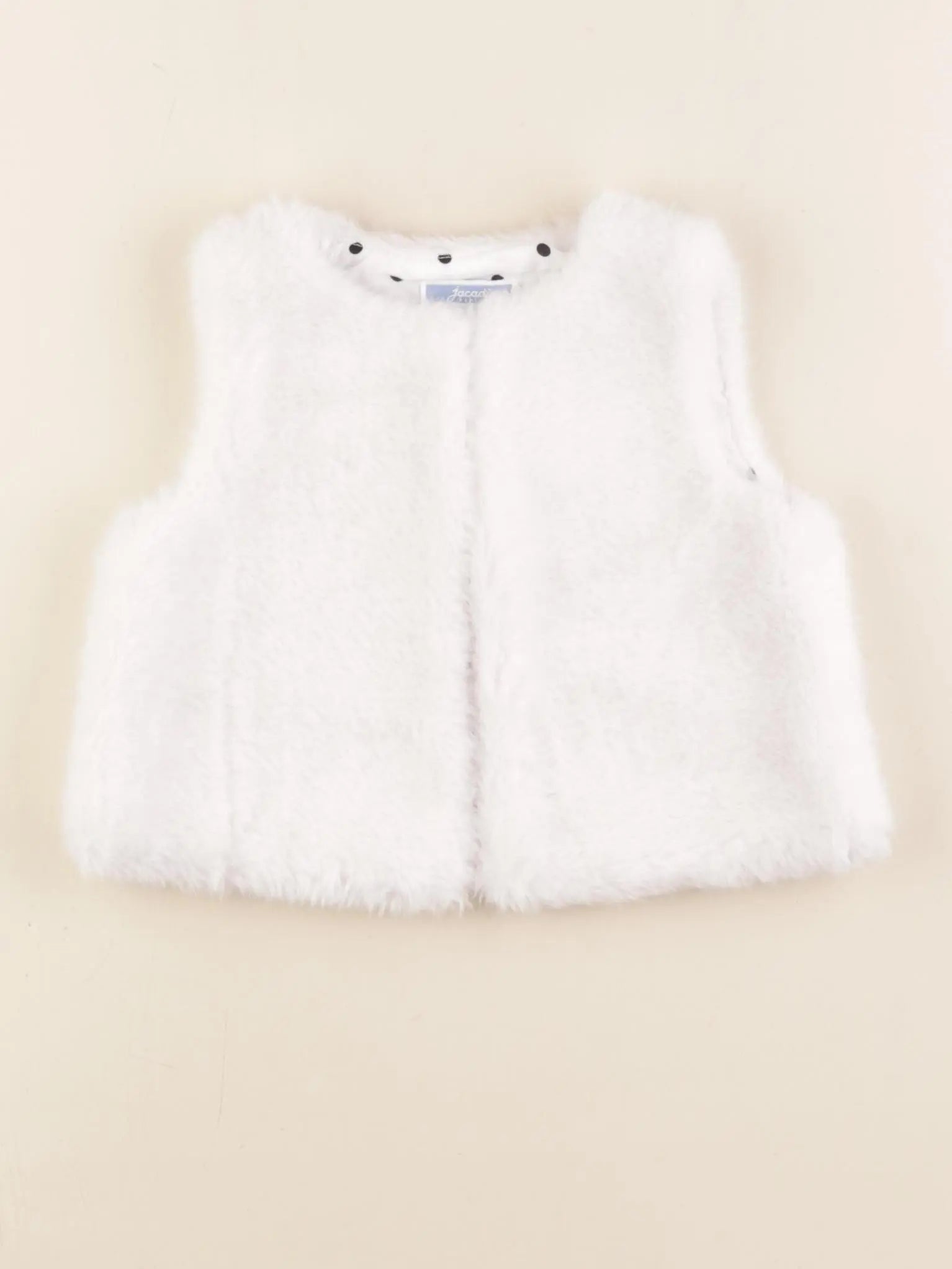 Jacadi - gilet blanc - 12 mois