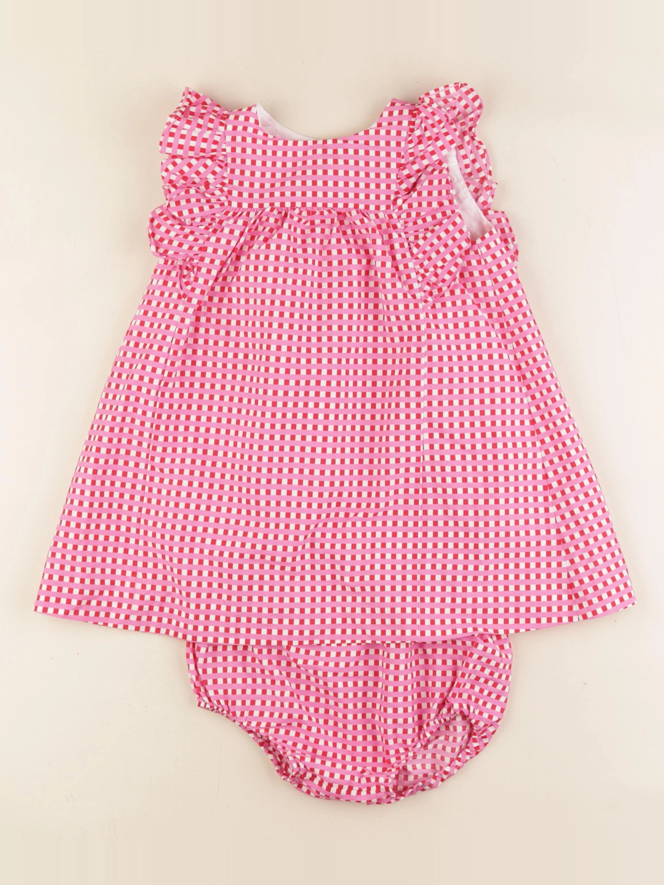 Jacadi - robe rose, rouge - 36 mois