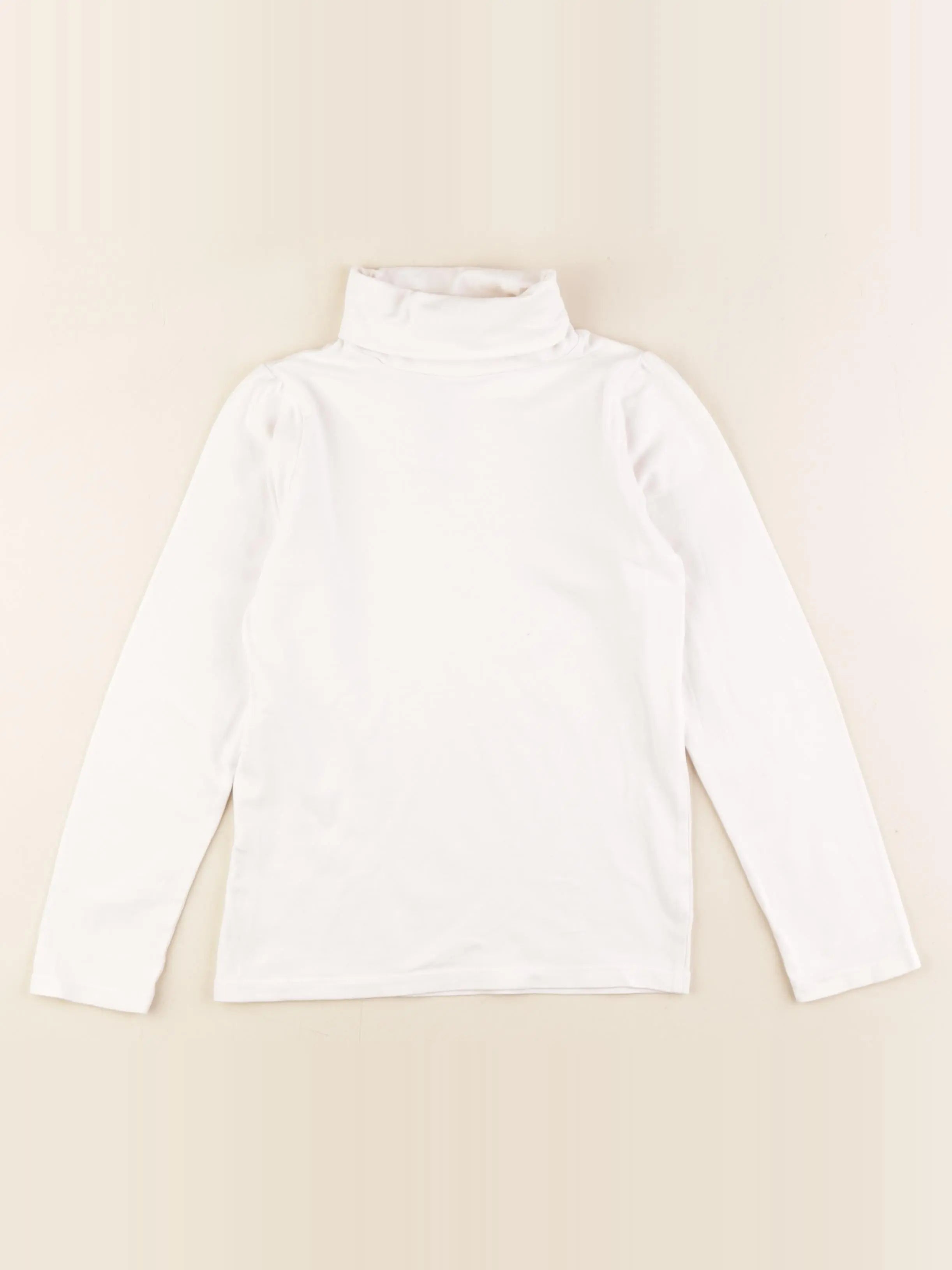 Jacadi - sous-pull blanc - 8 ans