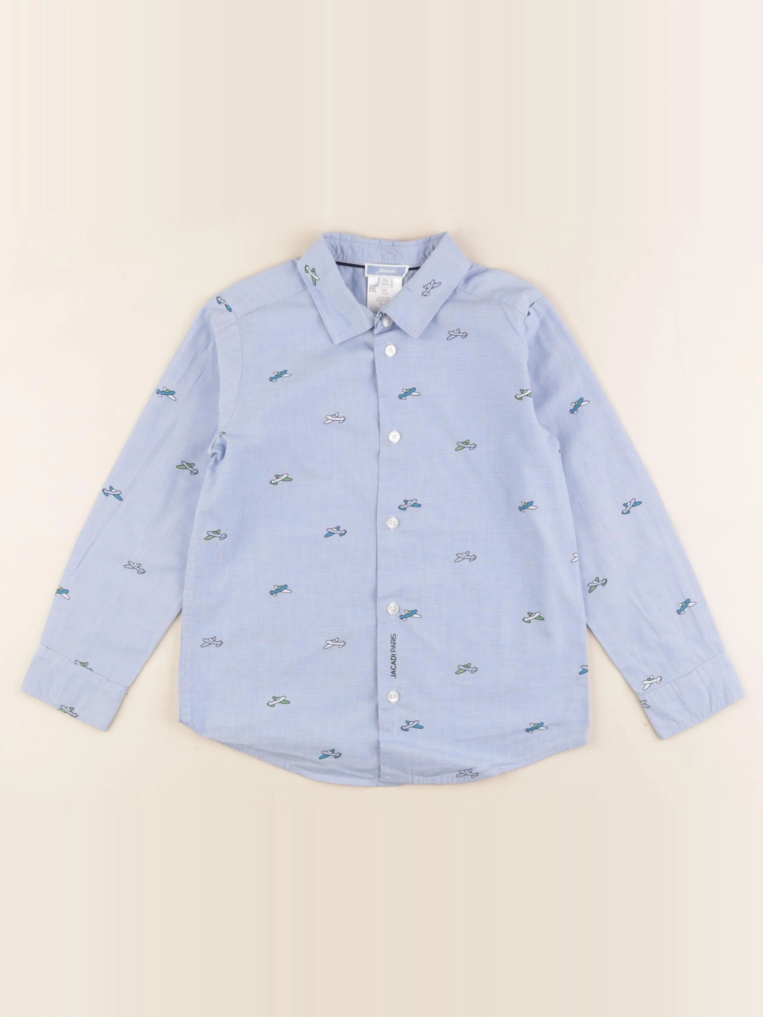 Jacadi - chemise bleu - 6 ans