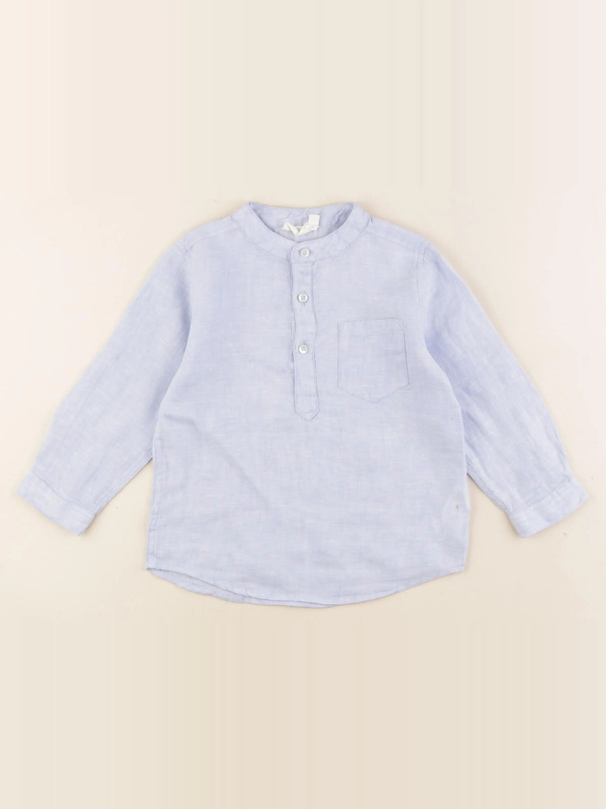 H&M - chemise bleu - 24 mois