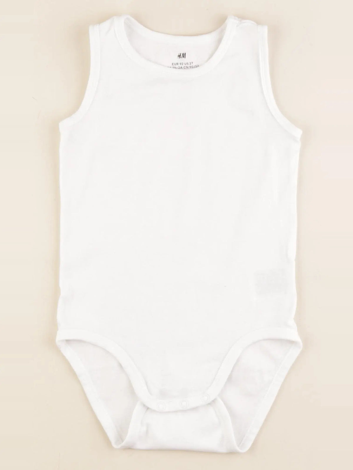 H&M - body blanc - 18/24 mois