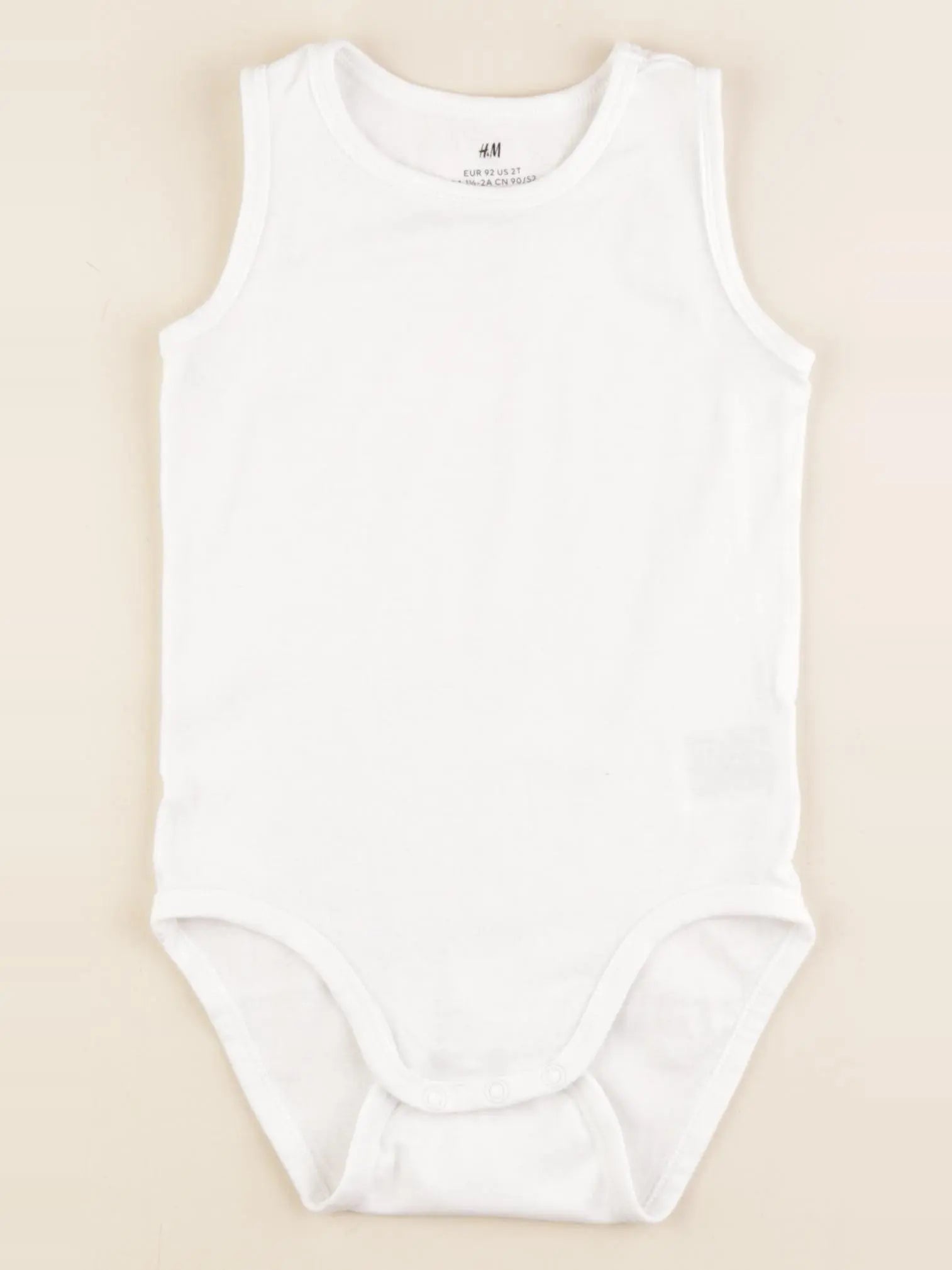 H&M - body blanc - 18/24 mois