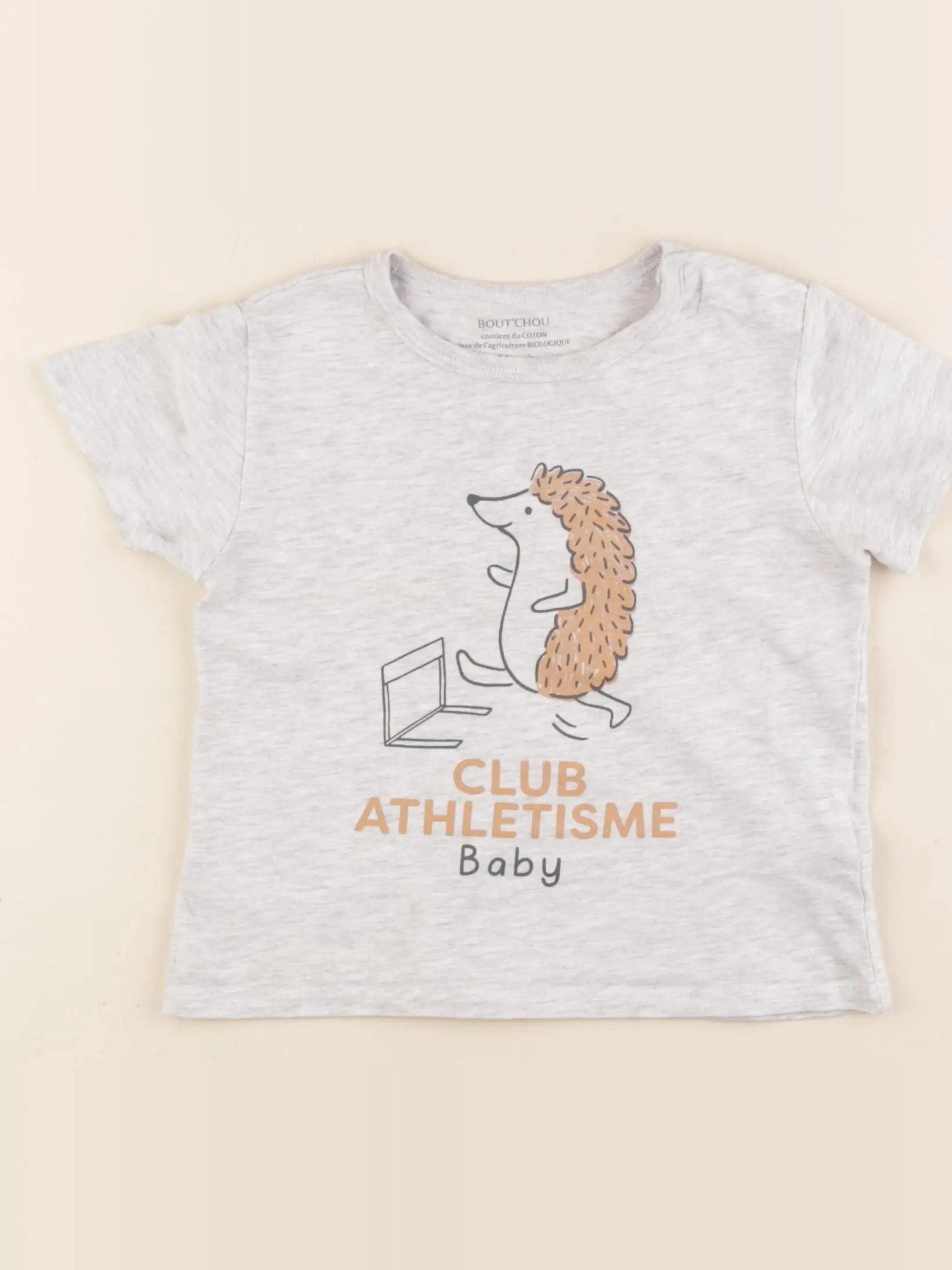 Boutchou - tee-shirt gris - 24 mois