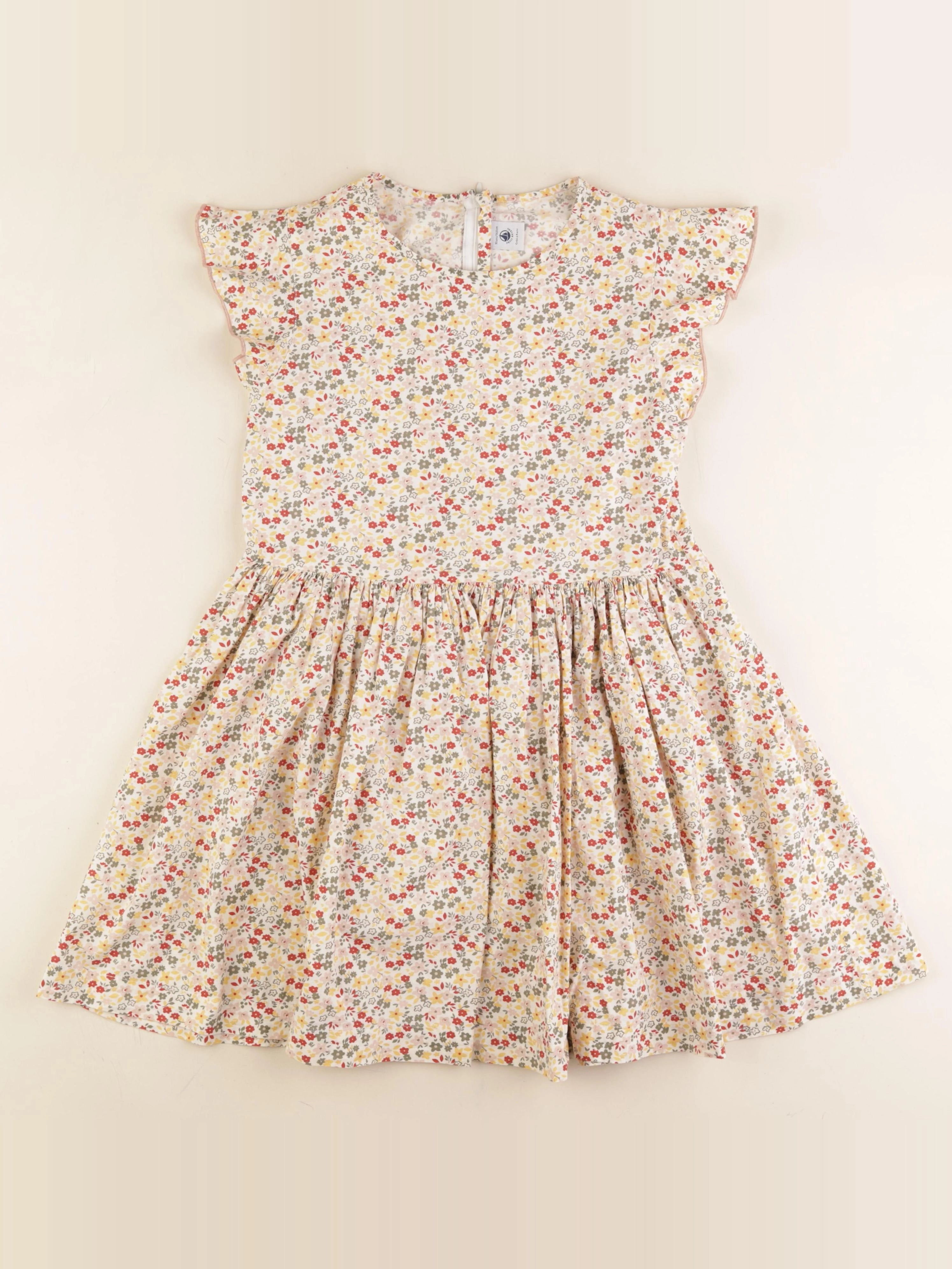 Petit Bateau - robe multicolore - 10 ans