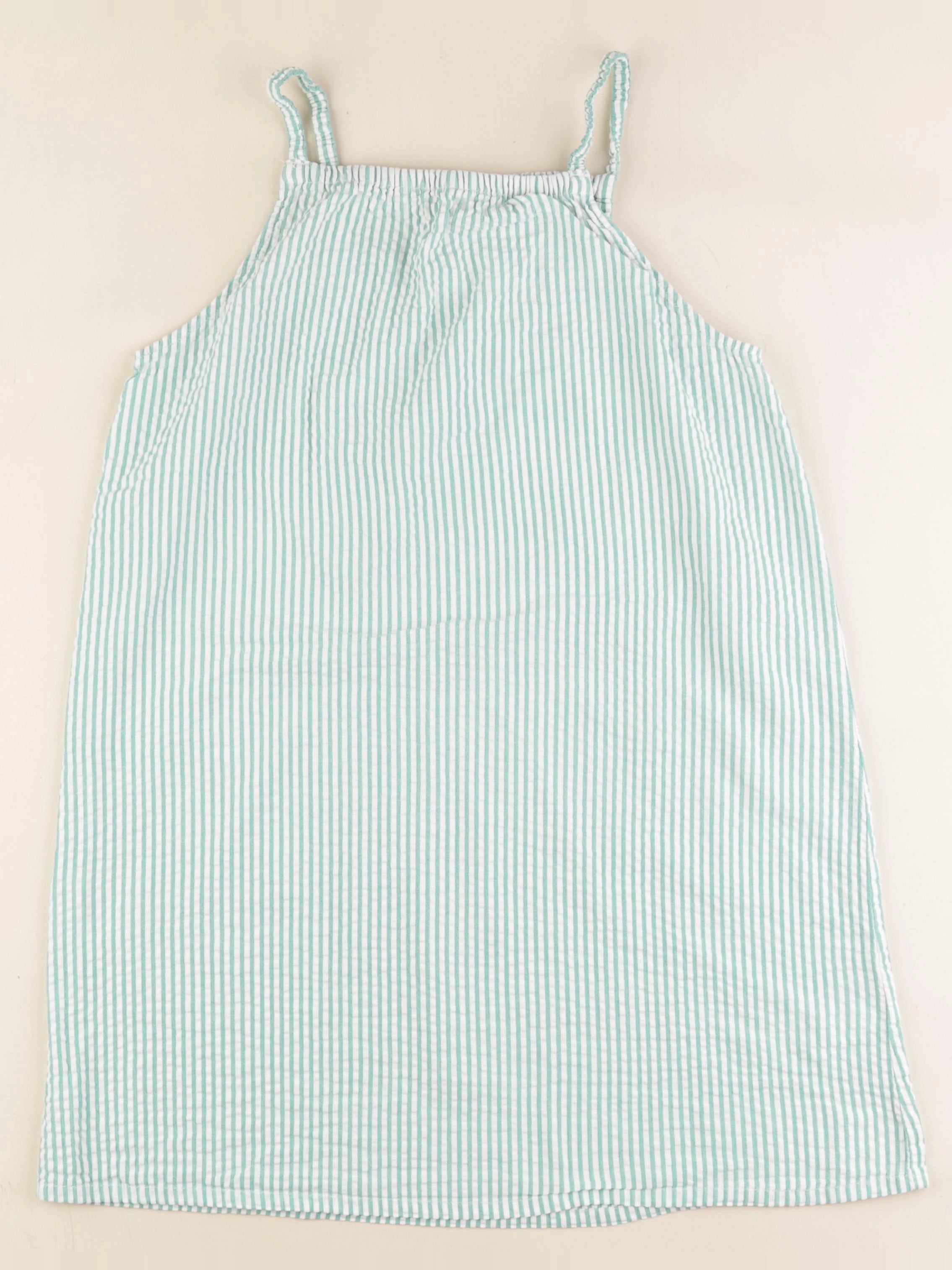 H&M - robe vert - 11/12 ans