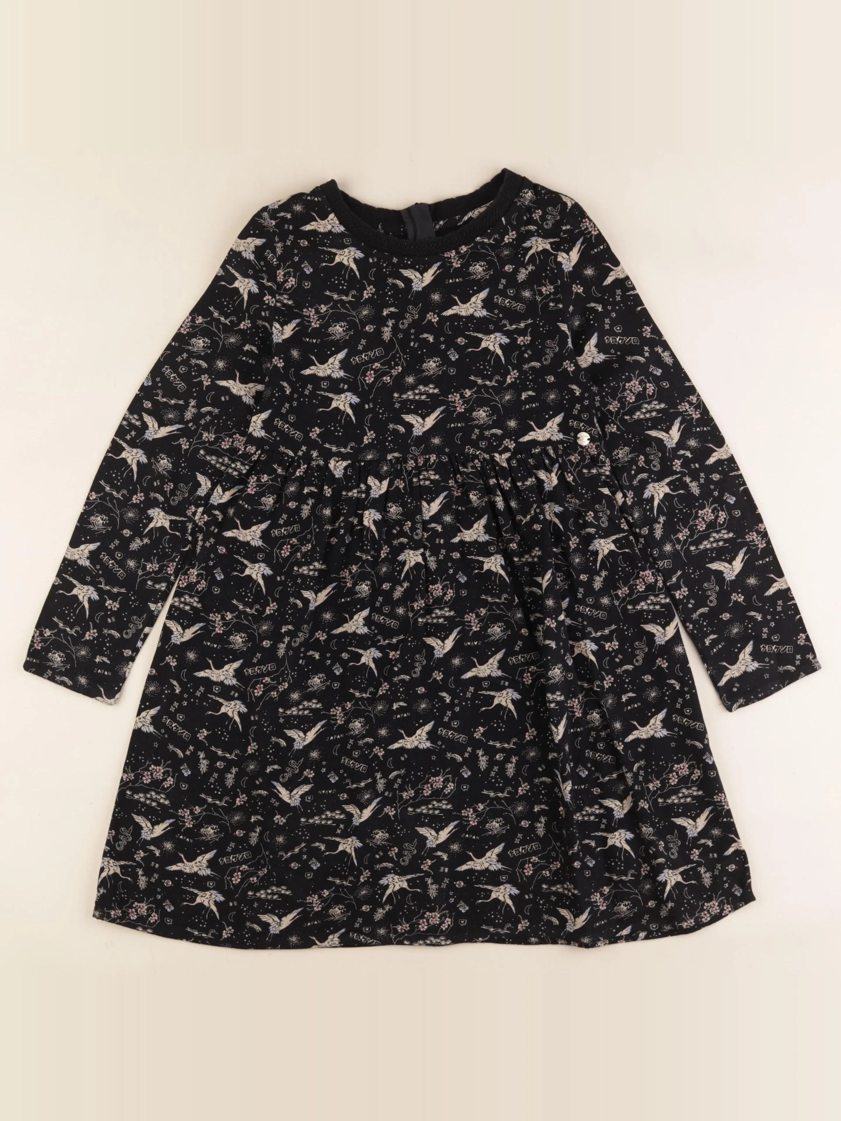 IKKS - robe noir - 8 ans