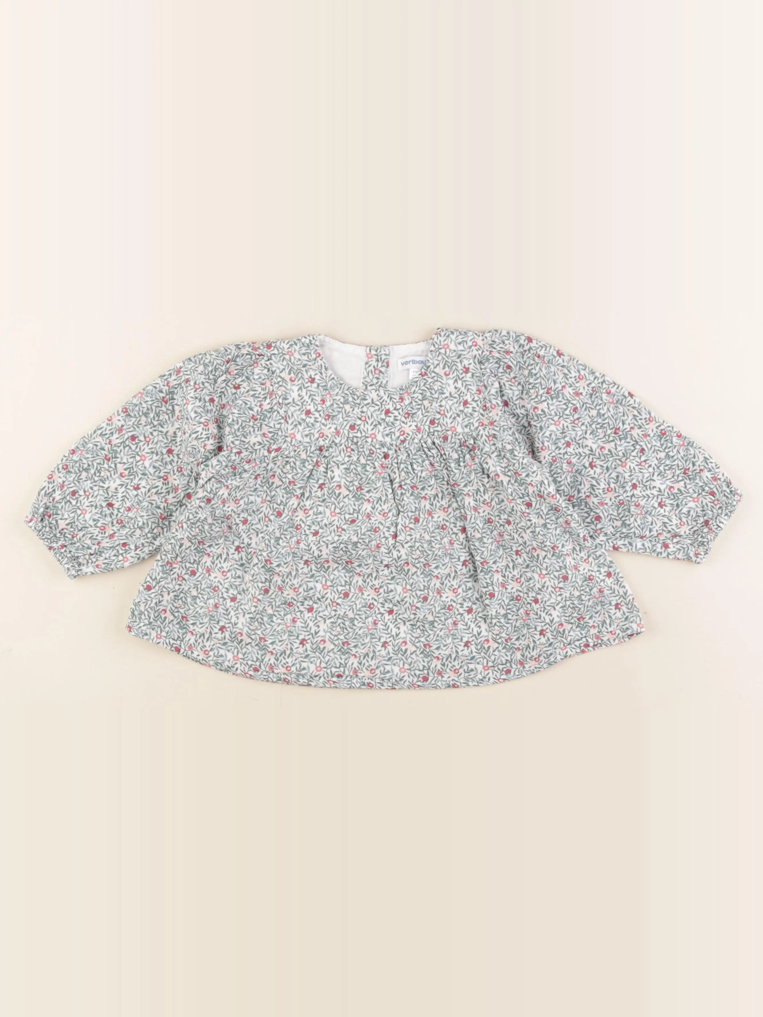 Vertbaudet - blouse multicolore - 18 mois