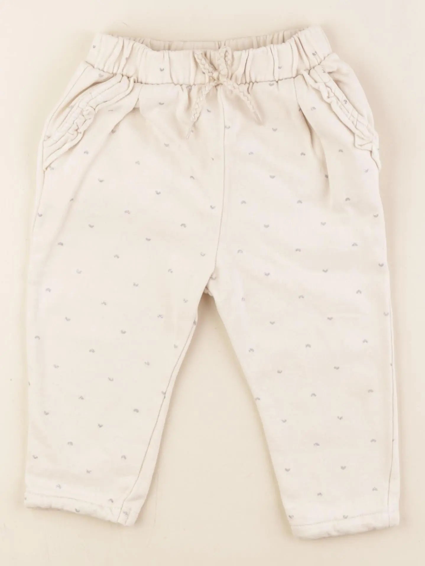 Vertbaudet - jogging beige - 24 mois