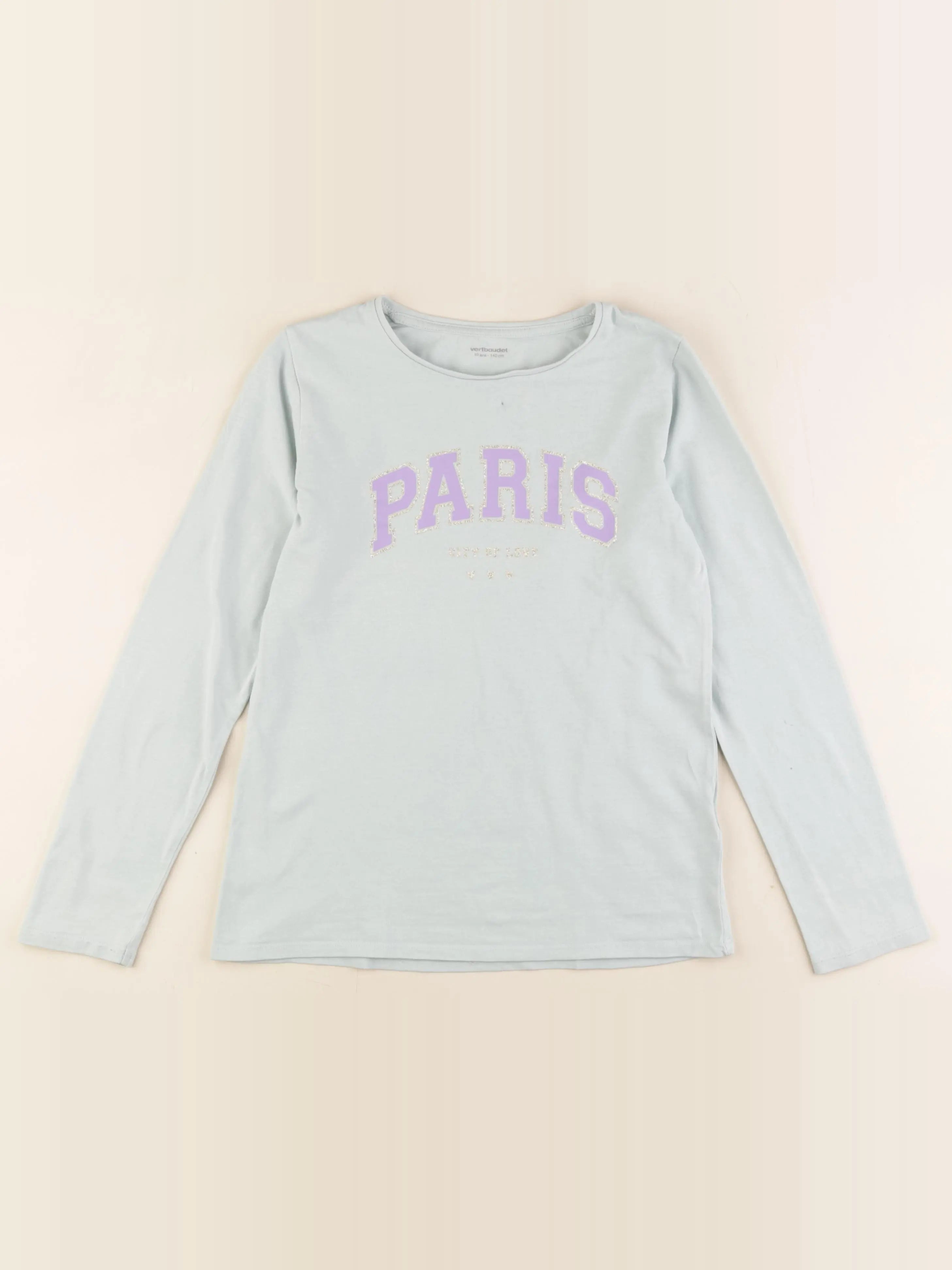 Vertbaudet - tee-shirt vert - 10 ans