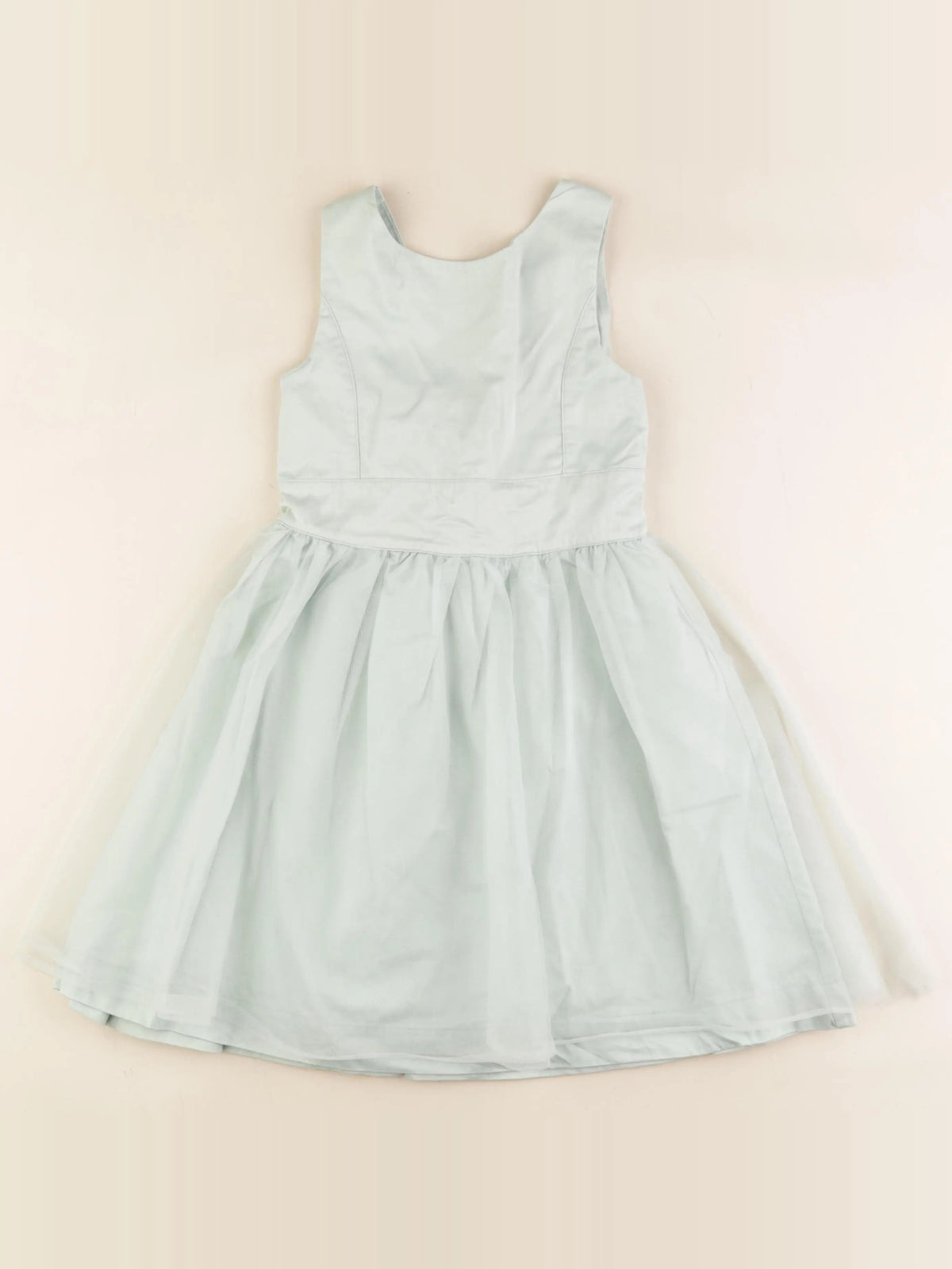 Vertbaudet - robe vert - 8 ans
