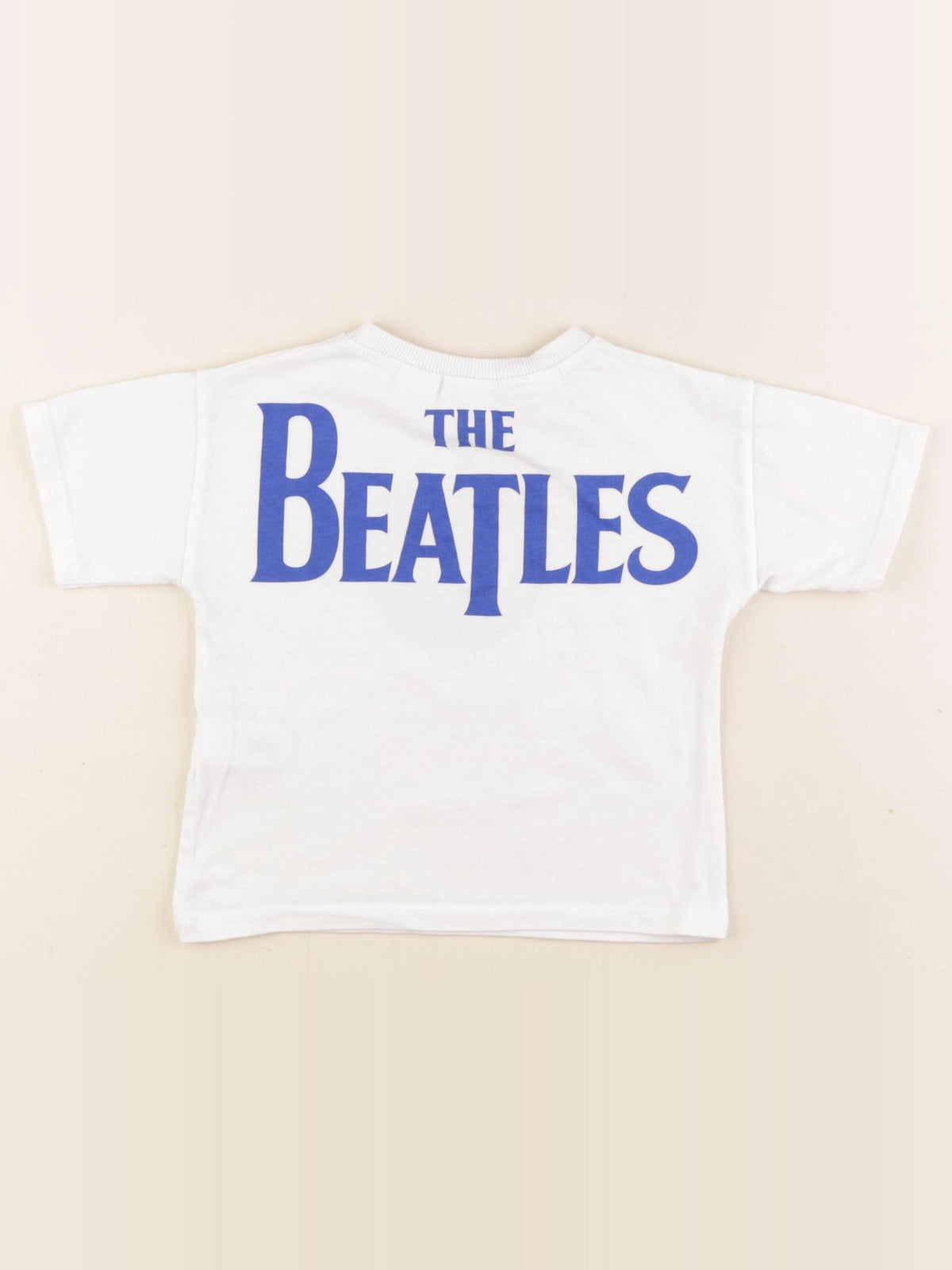 Zara - tee-shirt imprimé au dos blanc, bleu - 18 mois