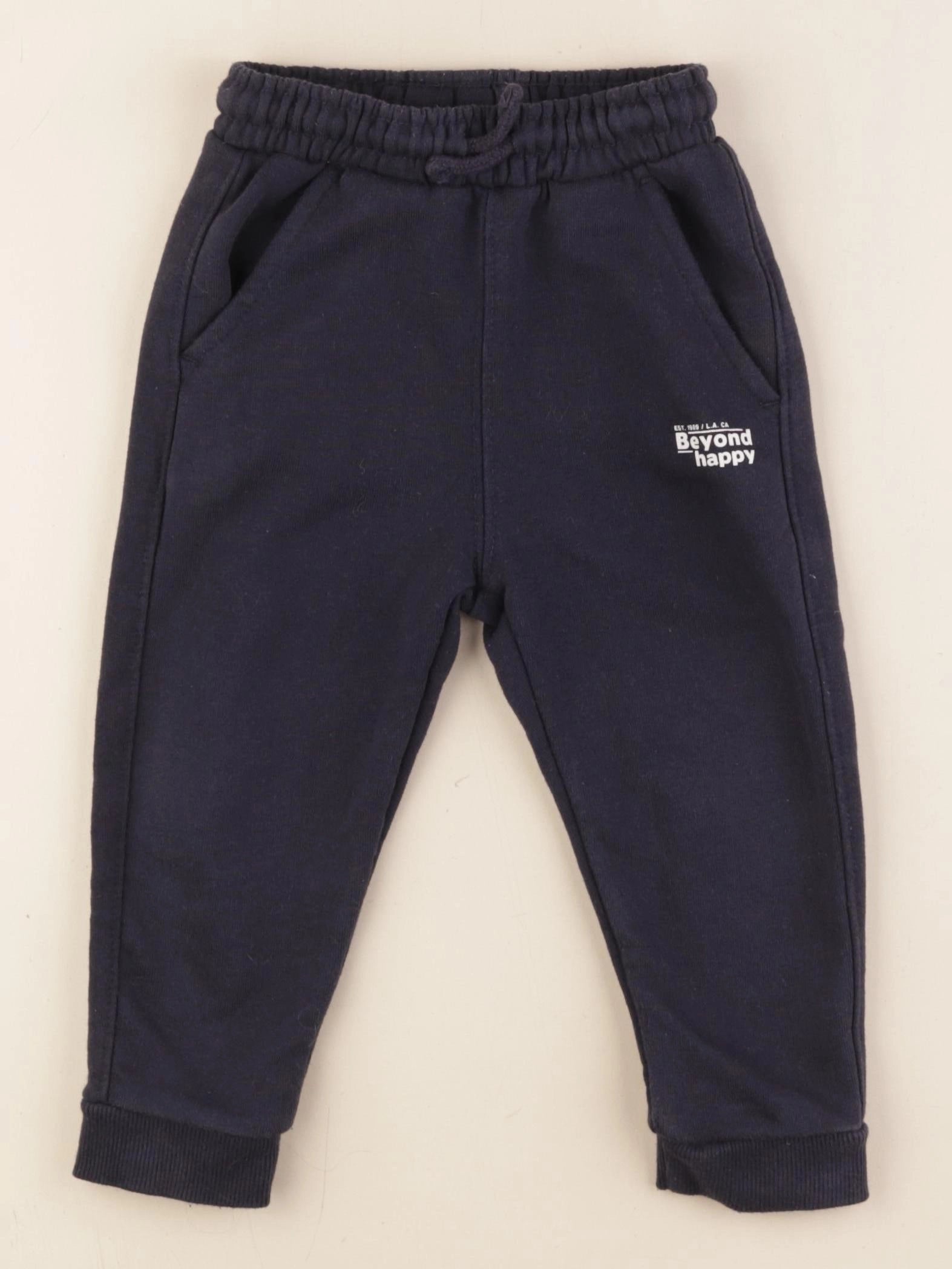 Zara - jogging bleu - 18/24 mois