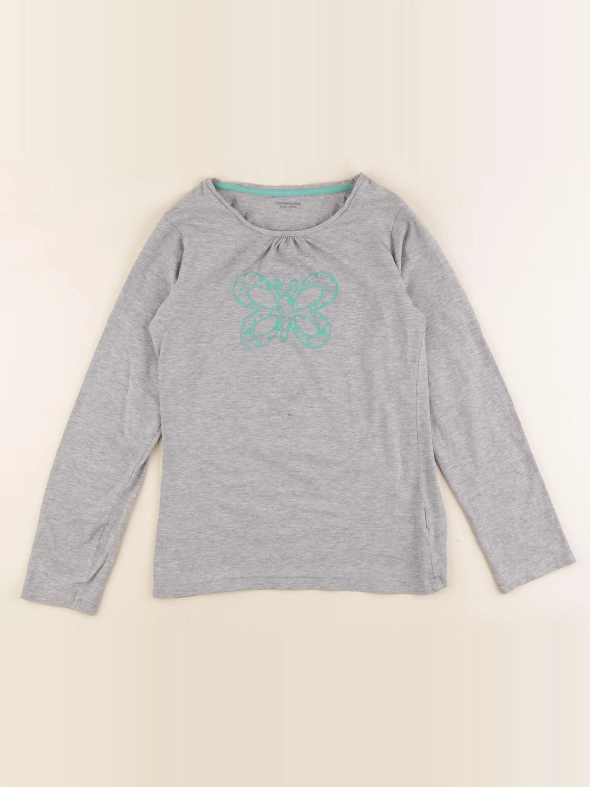 Vertbaudet - tee-shirt gris - 12 ans