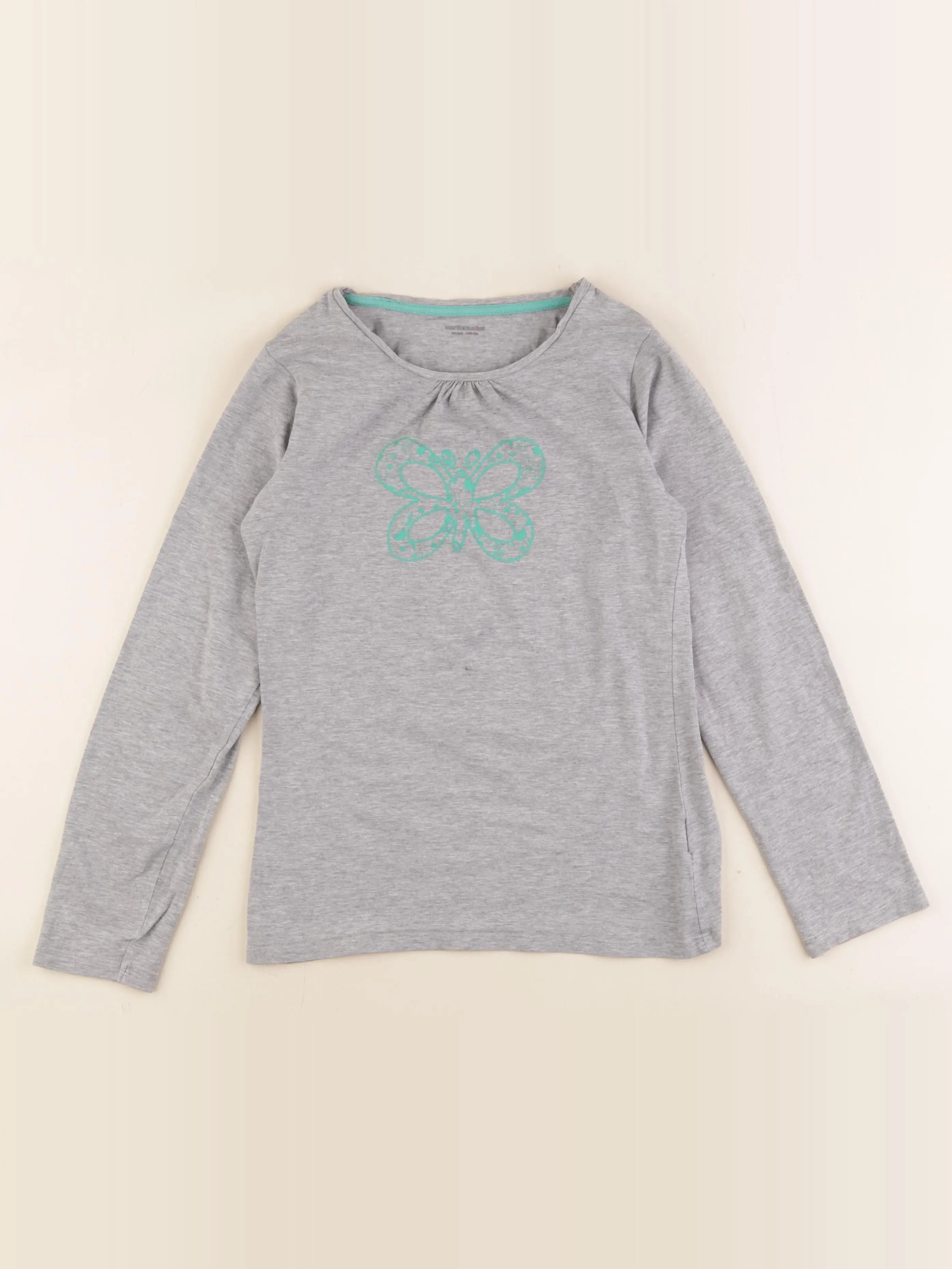 Vertbaudet - tee-shirt gris - 12 ans