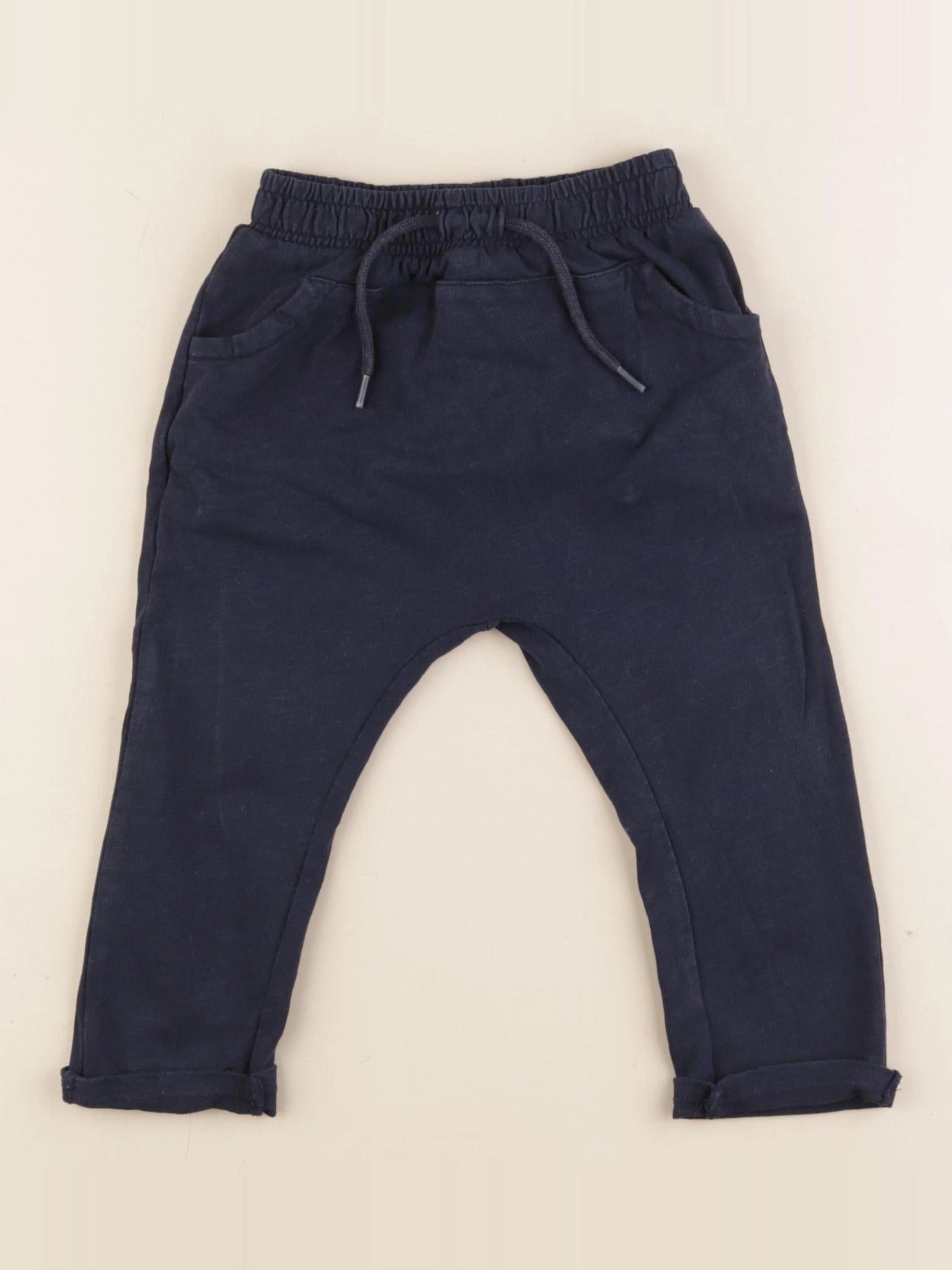 Vertbaudet - pantalon bleu - 18 mois