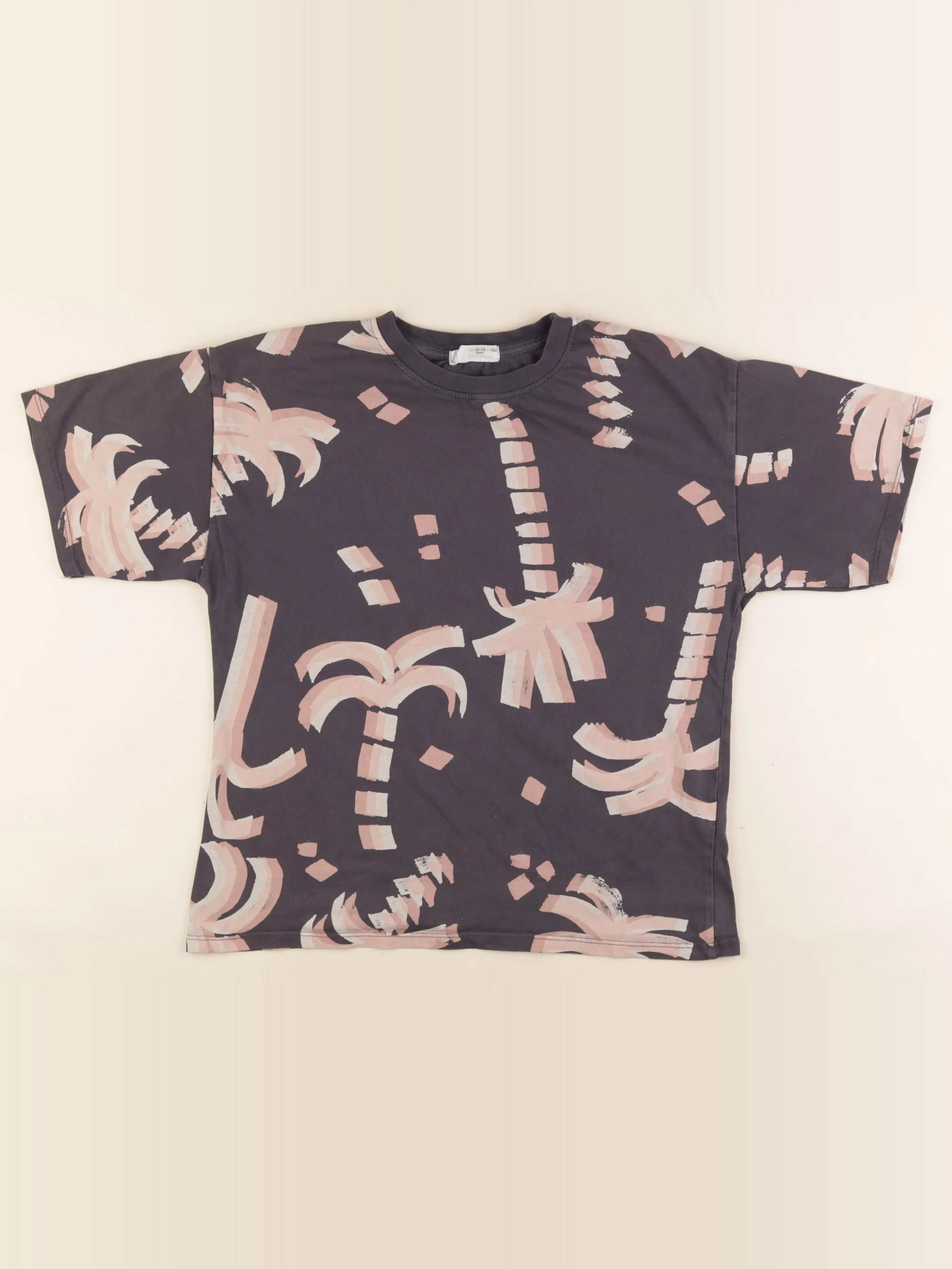 Zara - tee-shirt gris - 13/14 ans