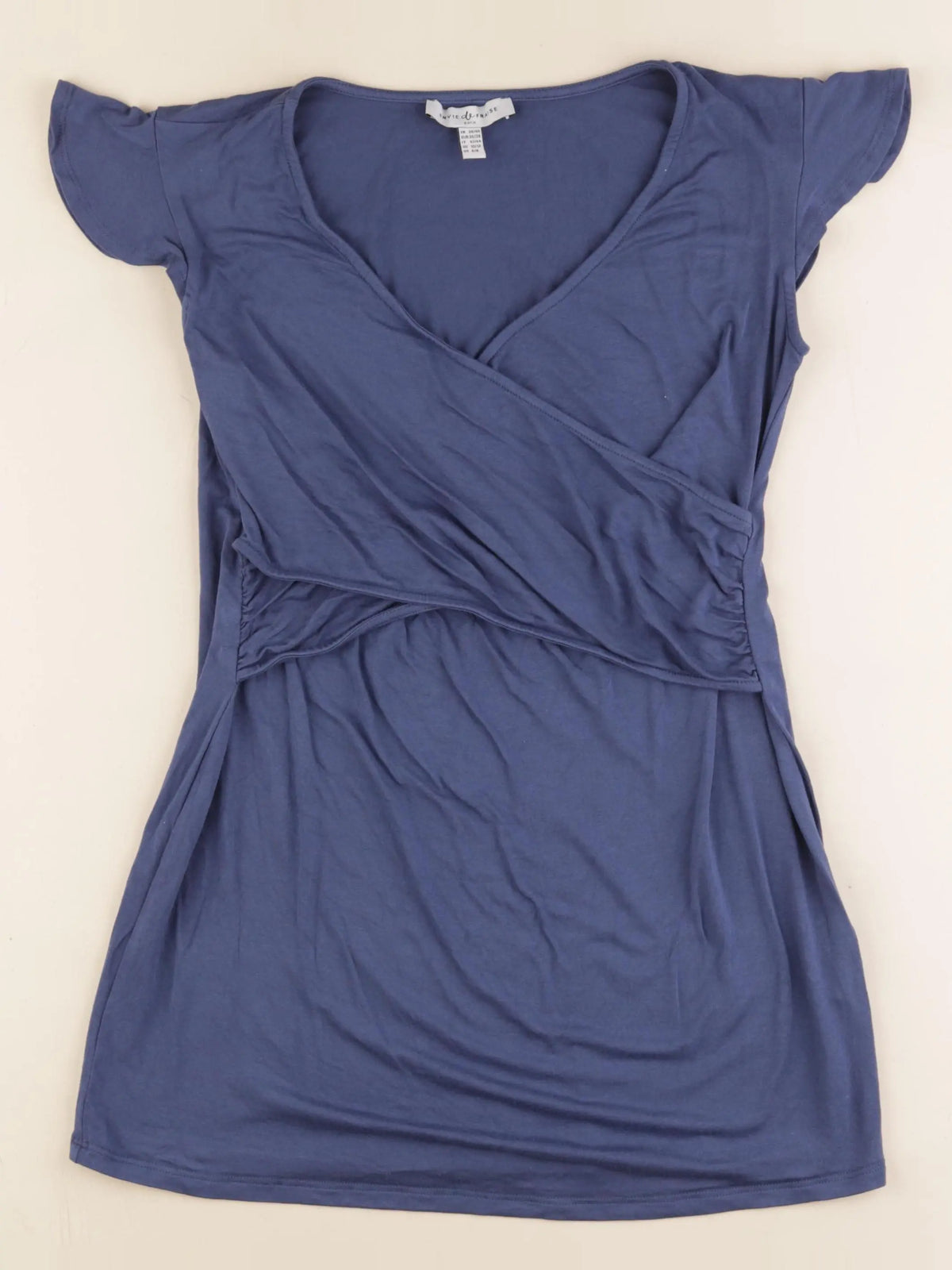 Envie de fraise - tee-shirt allaitement bleu - 38 à 40