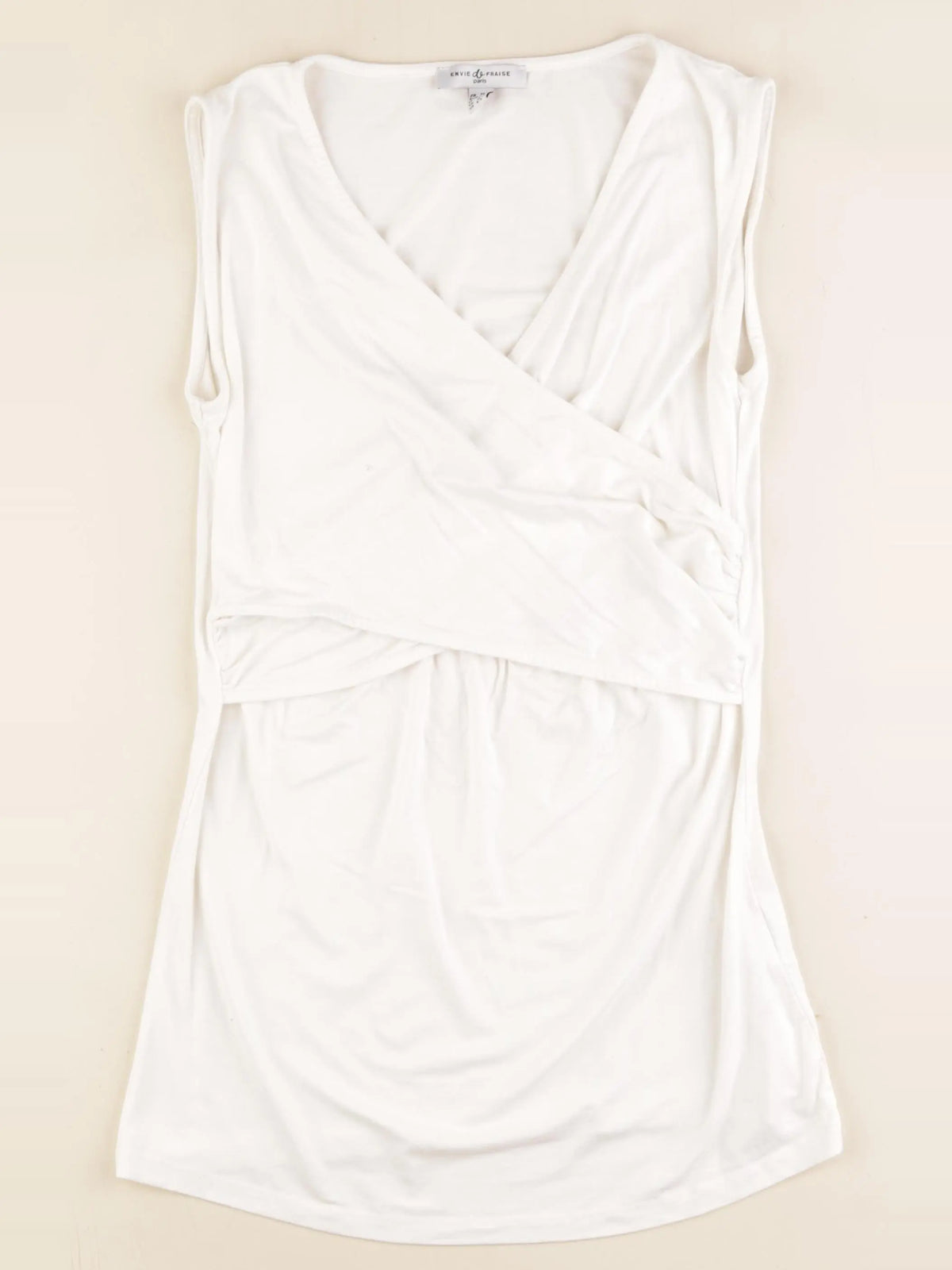 Envie de fraise - débardeur allaitement blanc - 38 à 40