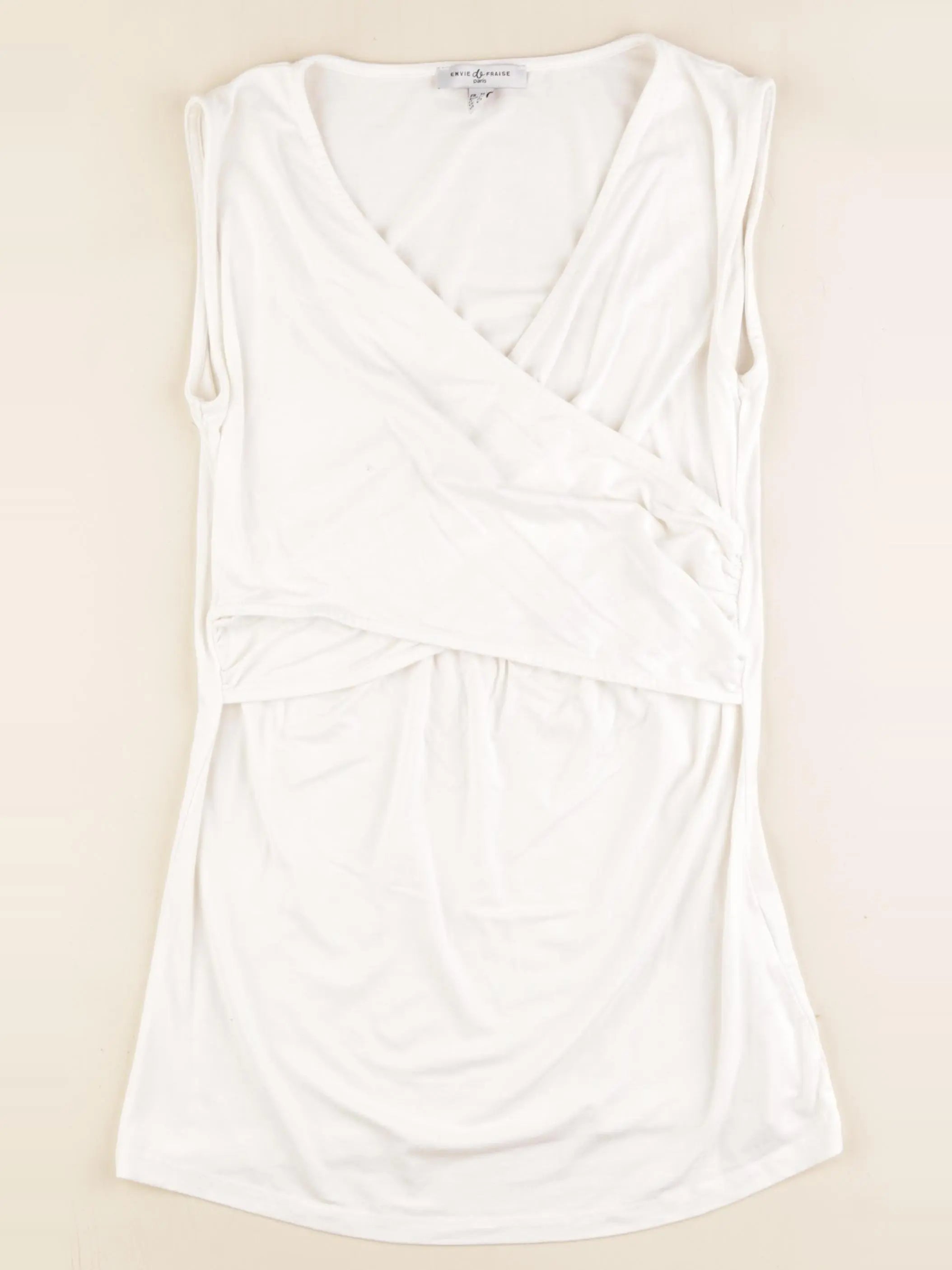 Envie de fraise - débardeur allaitement blanc - 38 à 40