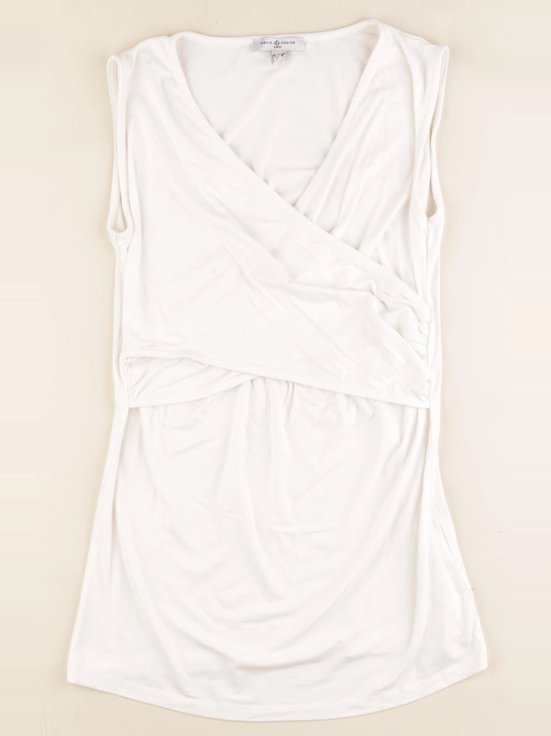 Envie de fraise - débardeur allaitement blanc - 38 à 40