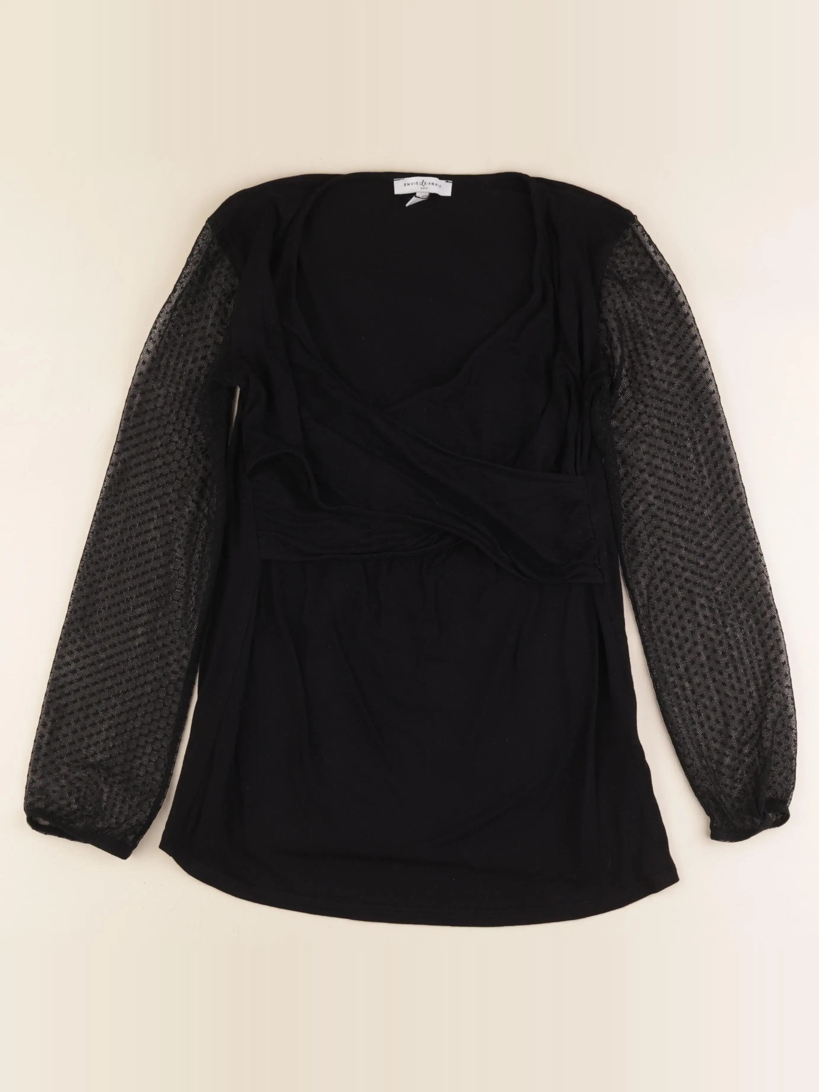 Envie de fraise - tee-shirt allaitement noir - 38 à 40