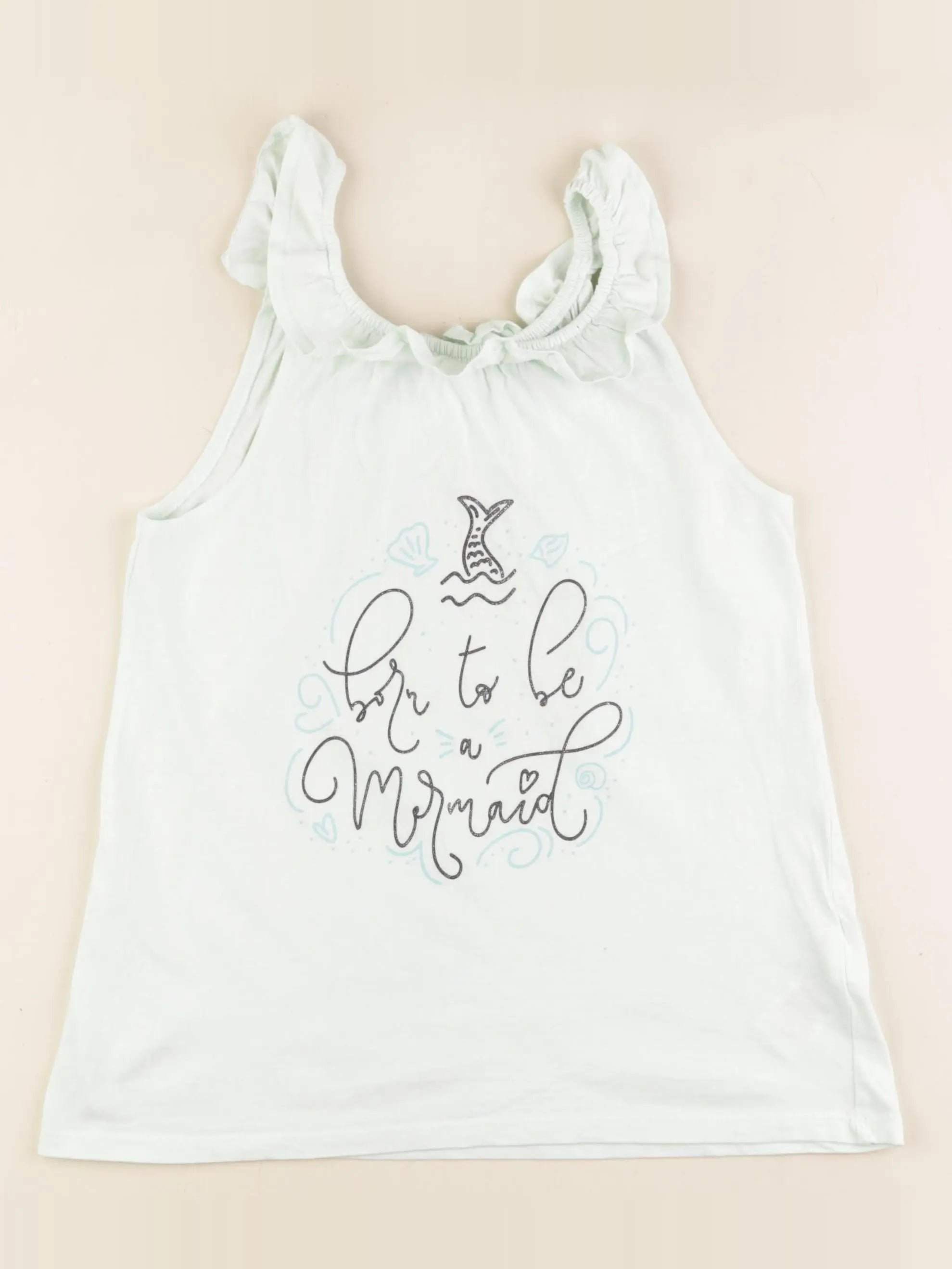 Vertbaudet - débardeur vert - 10 ans