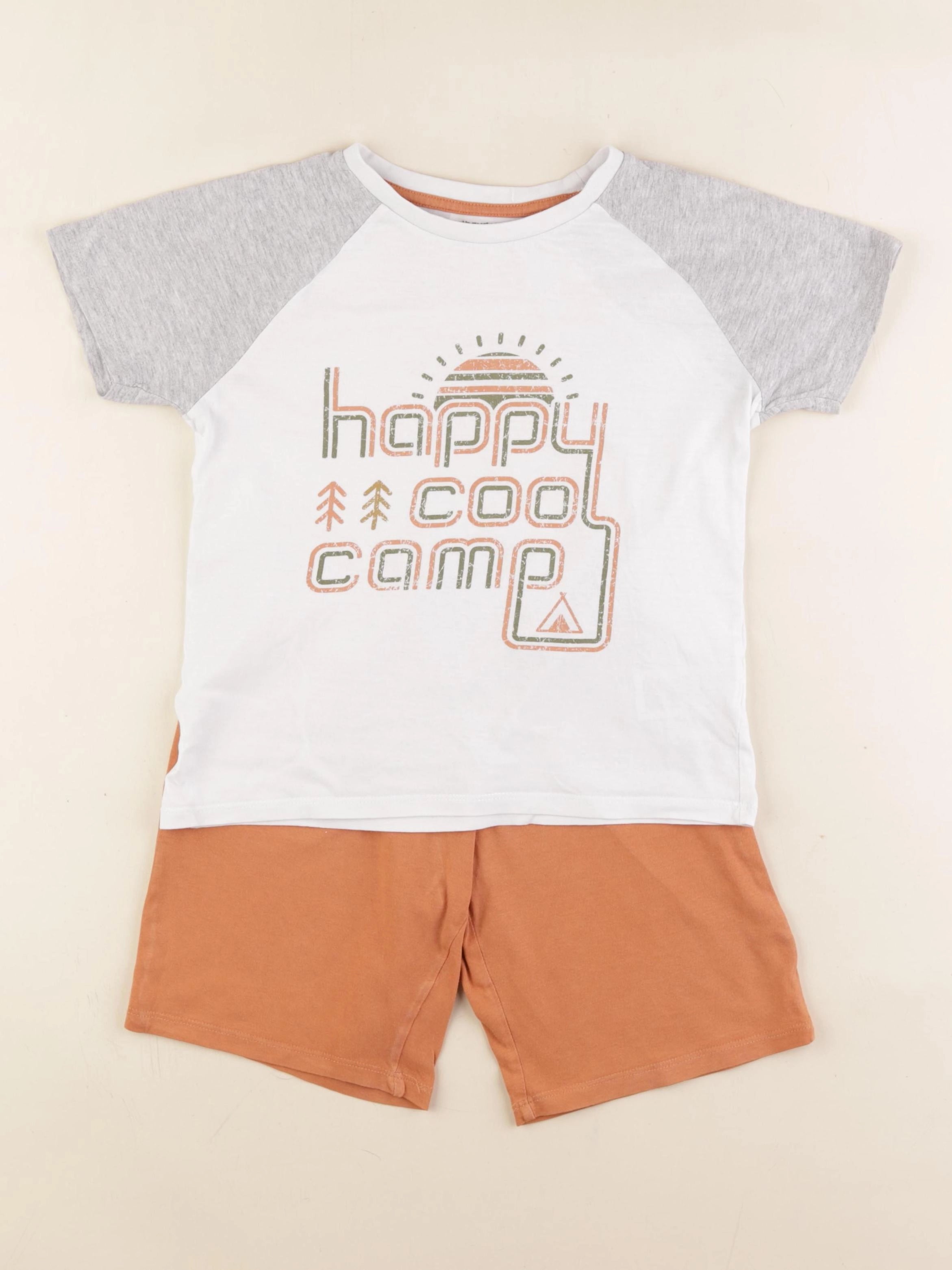 Vertbaudet - pyjama coton multicolore - 8 ans