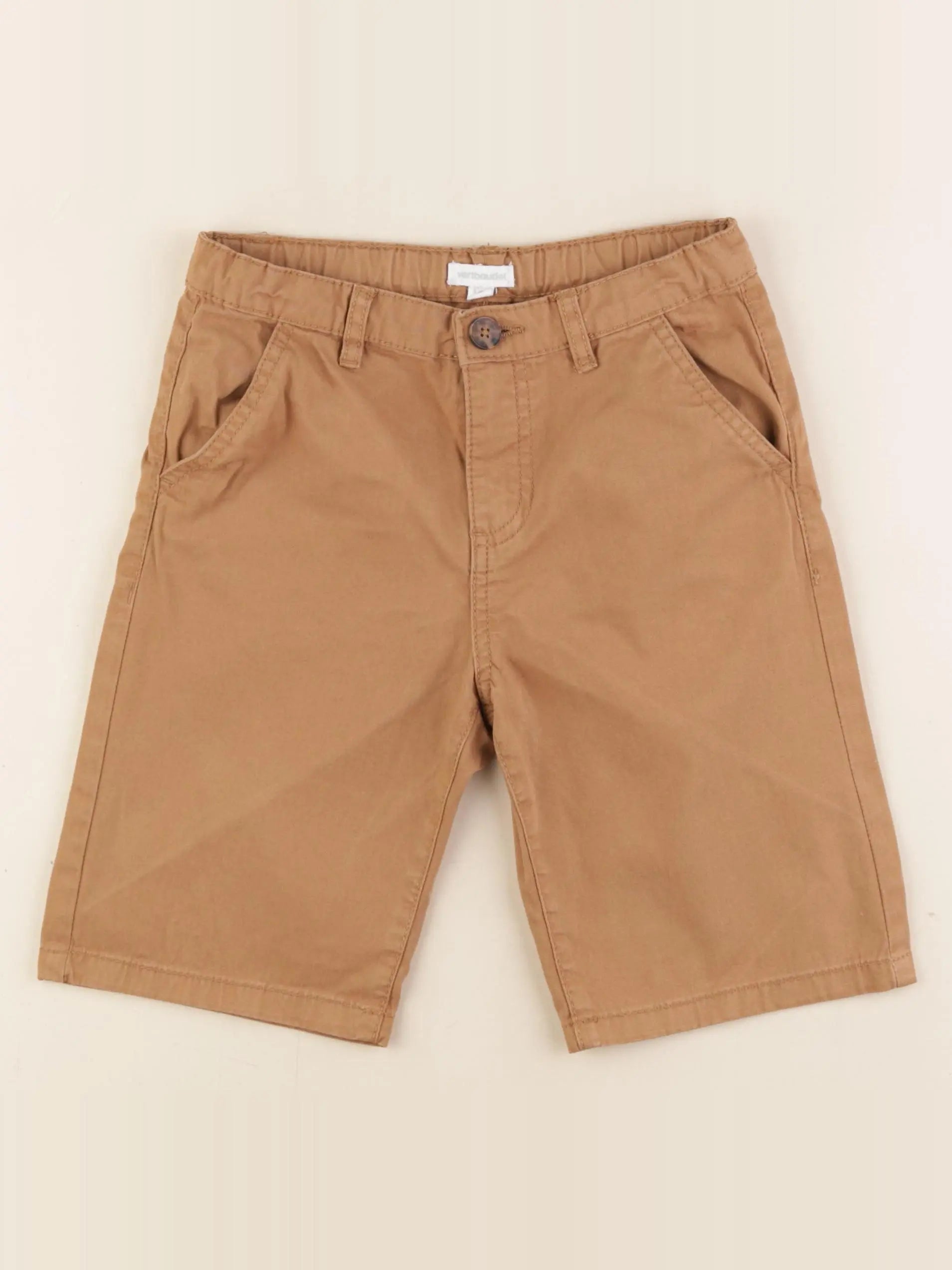 Vertbaudet - short marron - 8 ans
