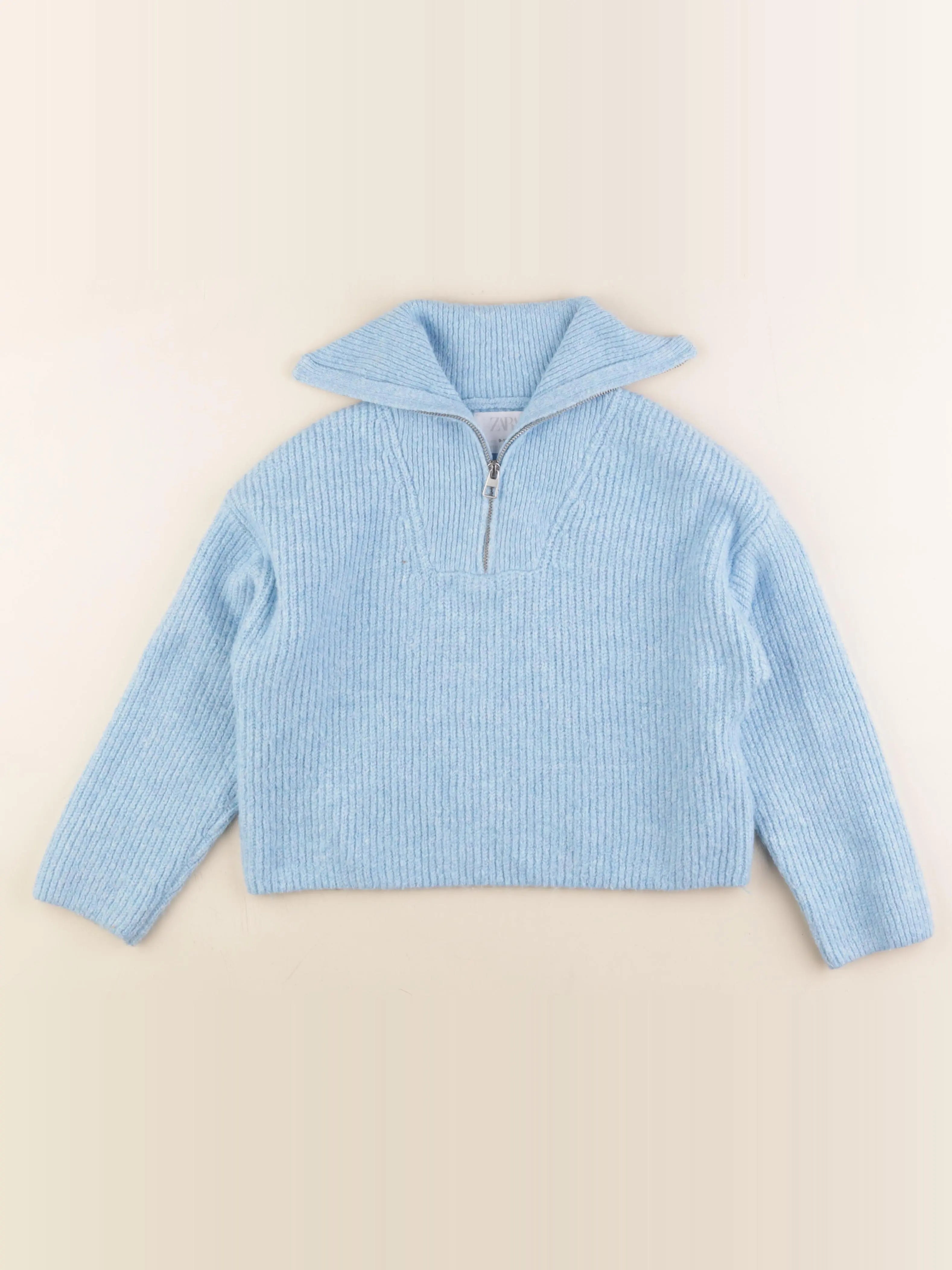 Zara - pull bleu - 9/10 ans