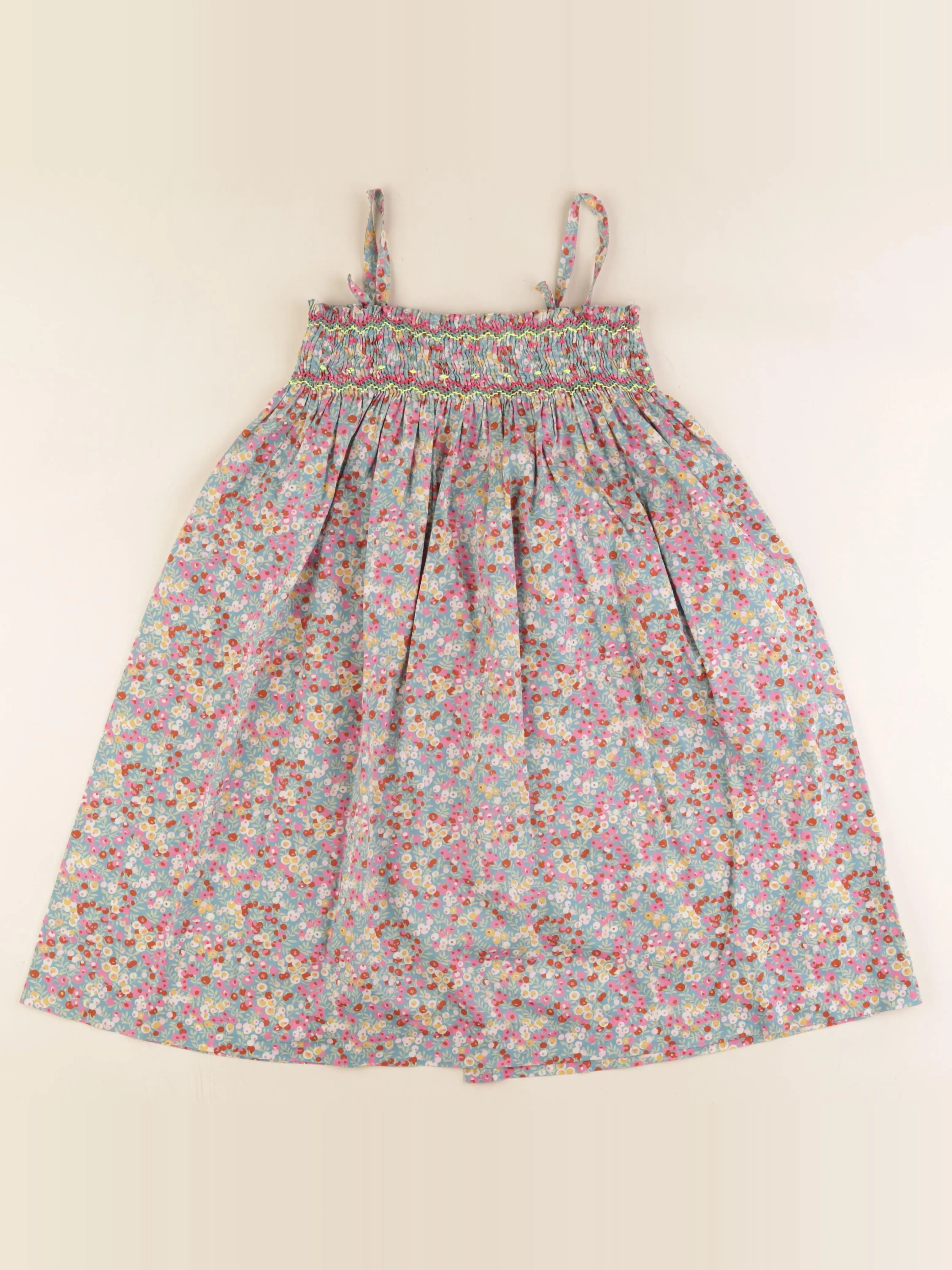 Bonpoint - robe multicolore, vert - 10 ans