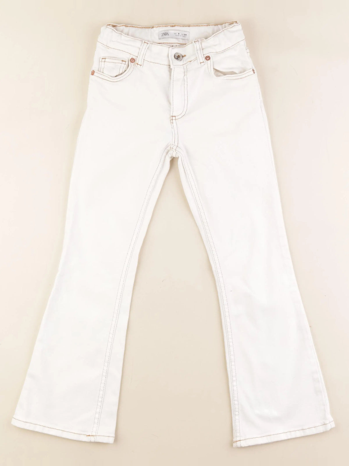 Zara - jean blanc - 9 ans