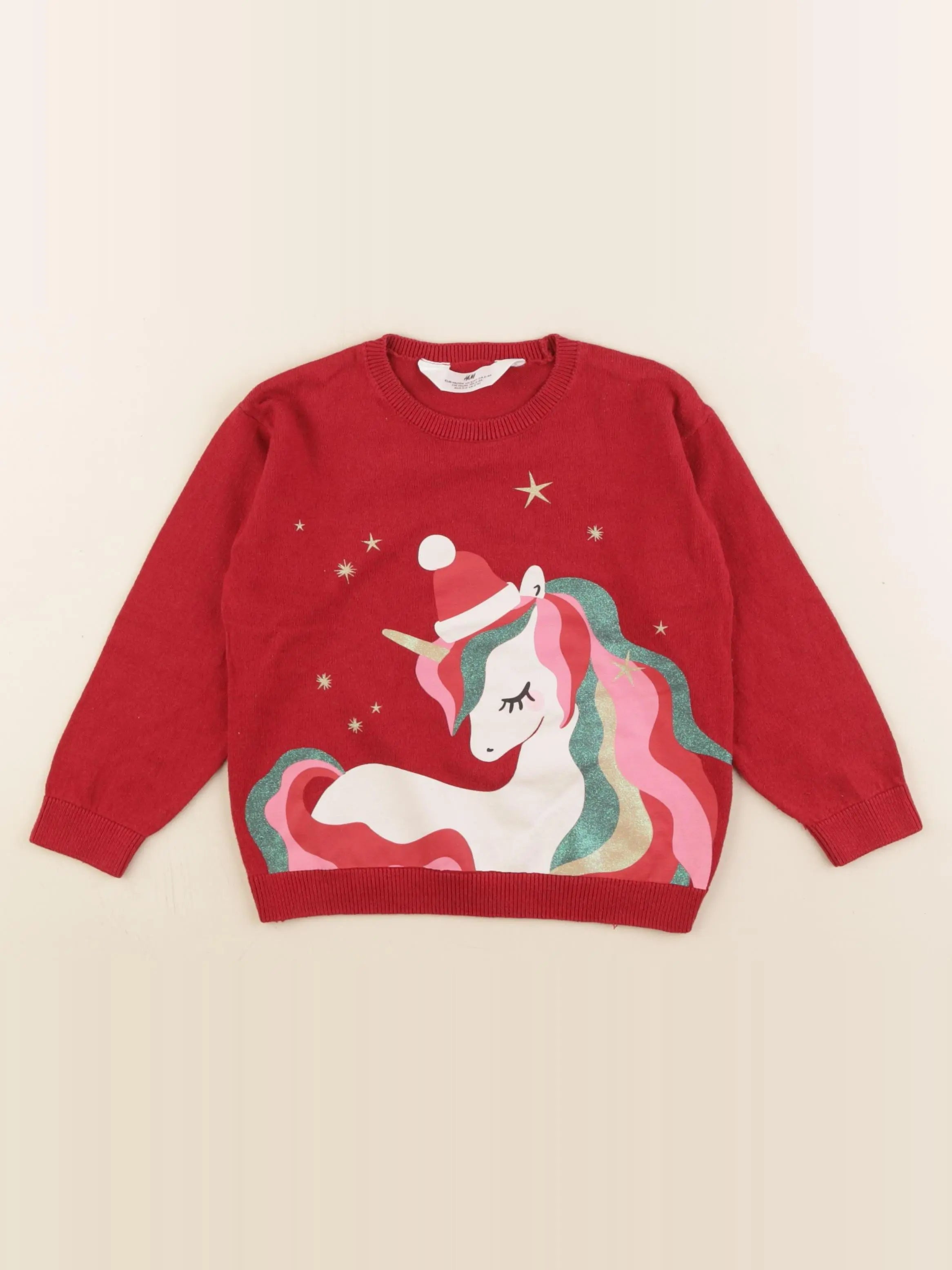 H&M - pull multicolore - 2/4 ans